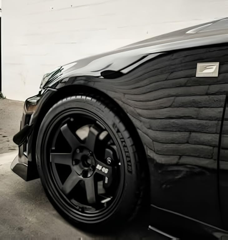 AVID.1 AV-06 Matte Black 18x9.5 Custom Wheel – Fits 5x114 Bolt Pattern with +38 Offset – Lightweight Performance Alloy Wheel – Aggressive Street Style & Track-Ready Car Accessories