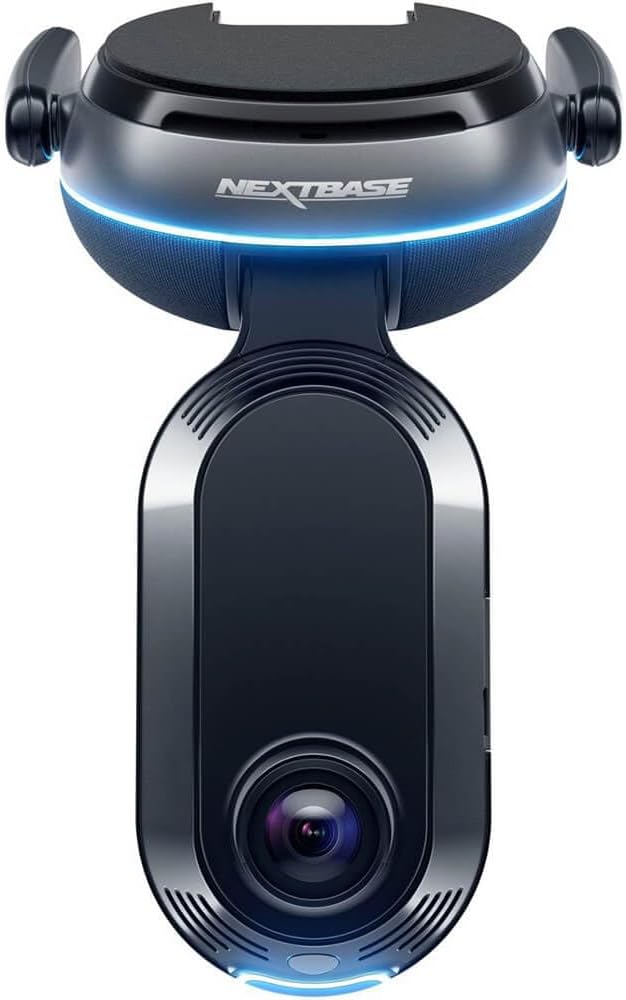 NEXTBASE iQ 1K Smart HD Dash Cam Pro with 4G/LTE and GPS, 64G Micro SD Card Bundle, 1080p High Definition Dual Dashcam Front & Rear with Smart Sense Parking, Emergency SOS, and Roadwatch AI