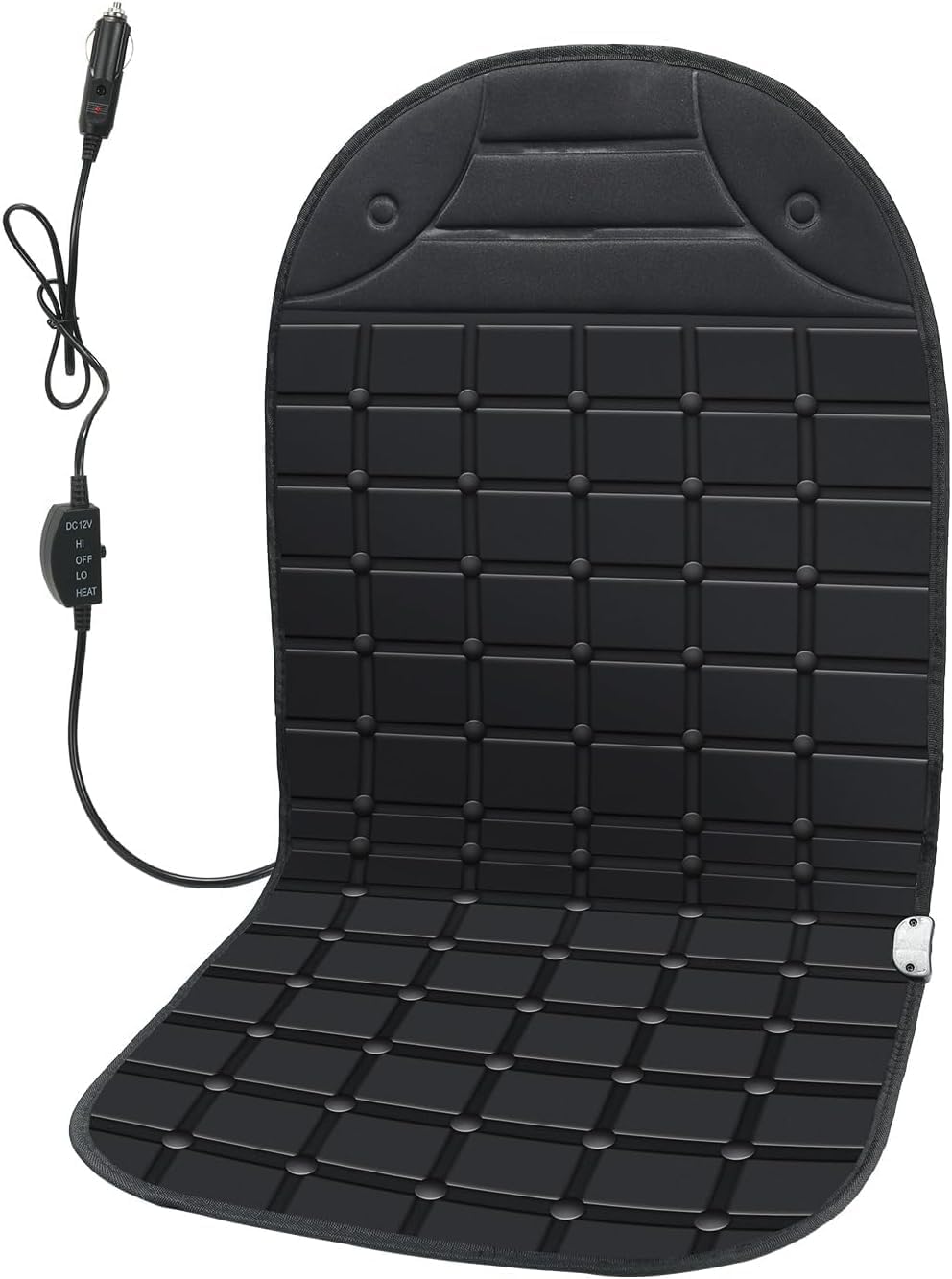 Universal Seat Cushion Cover for Full Back (Black)