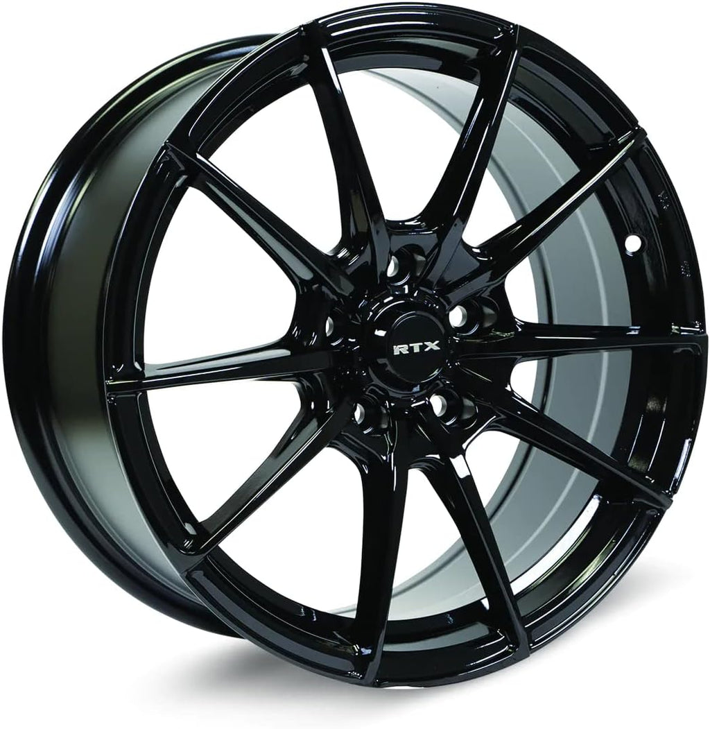 RTX SL01 Custom Wheel - 18x8, 42 Offset, 5x114.3 Bolt Pattern, 73.1mm Hub - Gloss Black Rim