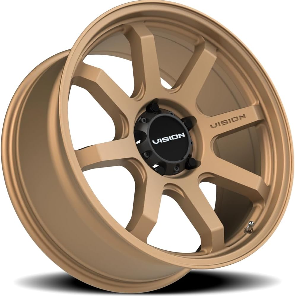 Vision 351 FLOW Custom Wheel - 16x8, 0 Offset, 5x114.3 Bolt Pattern, 83mm Hub - Bronze Rim