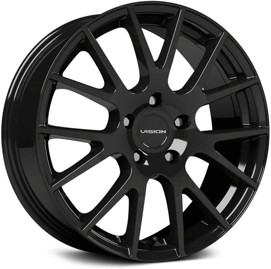 Vision 18 Hellion 16x7 5x4.5" +38mm Gloss Black Wheel Rim 16" Inch 18A6765GB38