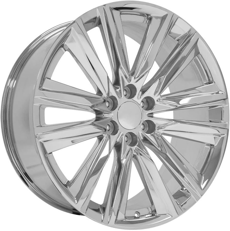 OE Wheels CA91 24 Inch Rim Fits Escalade Sport Style 6x139.7 24x10 Chrome - Hollander 4869 (1)