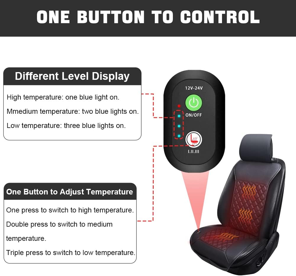 Universal Seat Cushion, Comfortable Seat Cover with Full Back Support in Winter