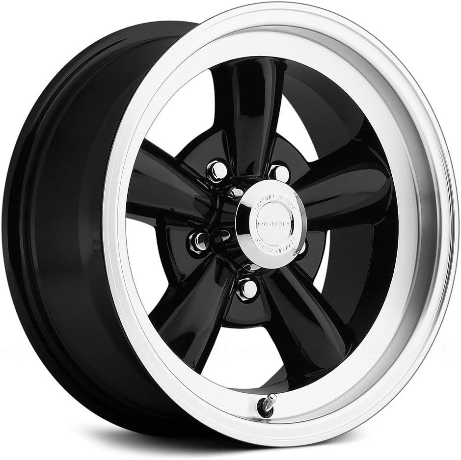 Vision 141 Legend5 Сustom Wheel - Gloss Black with Machined Lip 15" x 8", 0 Offset, 5x139.7 Bolt Pattern, 87.1mm Hub