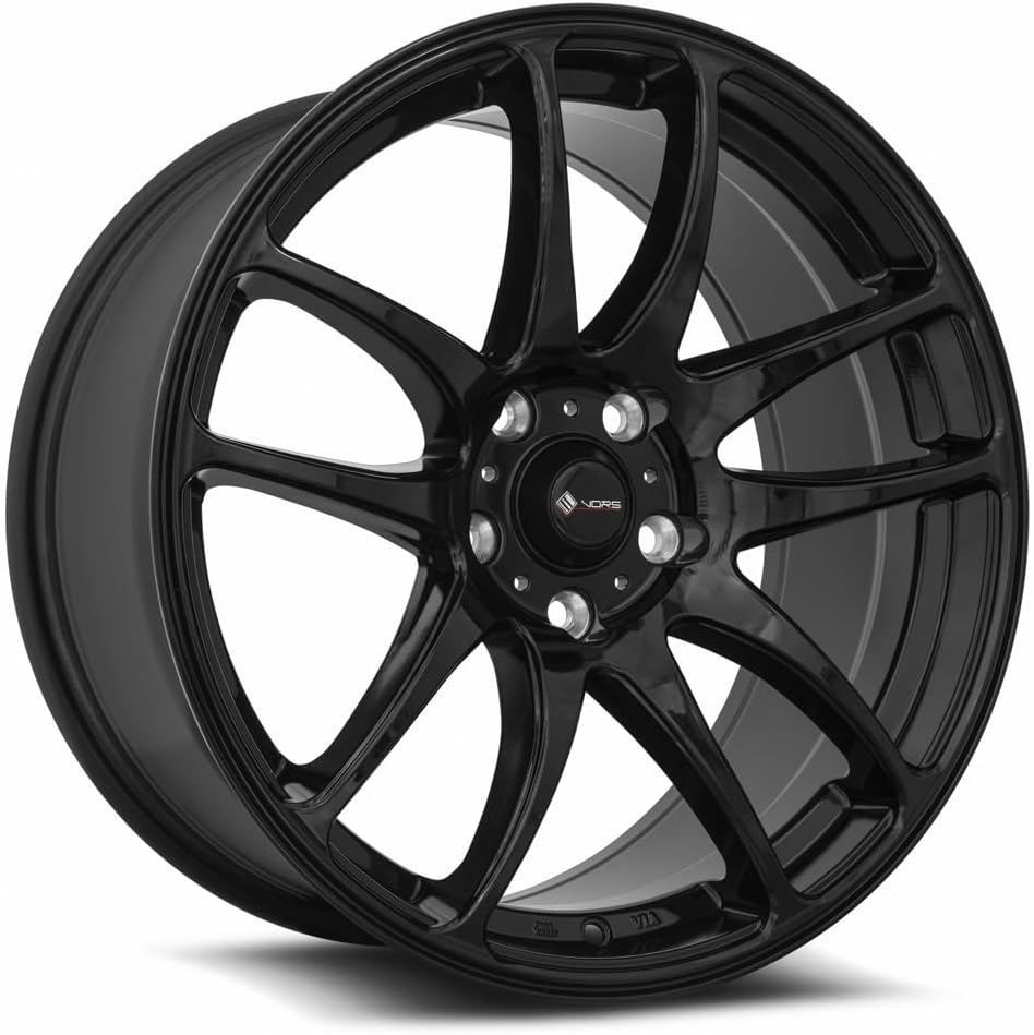 18x8.5 Vors TR4 5x114.3 35 Black Wheel Rim 73.1