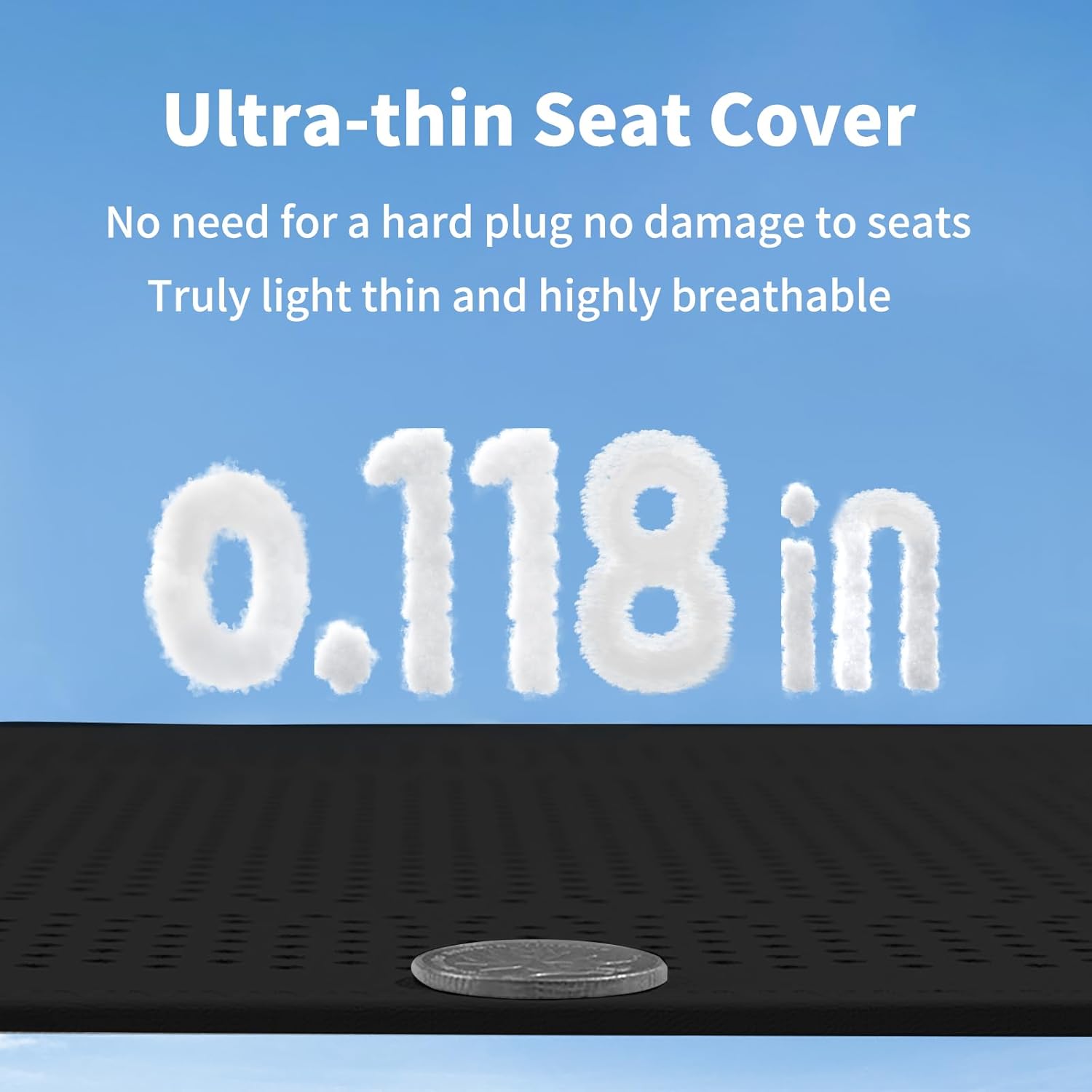 Nappa Leather Car Seat Covers for Tesla Model Y/3/X/S 2025 Highland/Juniper Breathable Perforated All-Season Universal Front Bottom Seat Protectors for Tesla Accessories, 1PC