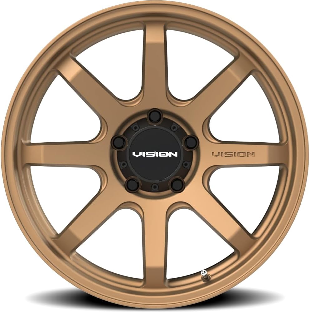 Vision 351 FLOW Custom Wheel - 16x8, 0 Offset, 5x114.3 Bolt Pattern, 83mm Hub - Bronze Rim