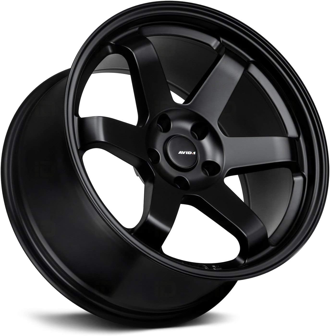 AVID.1 AV-06 Matte Black 18x9.5 Custom Wheel – Fits 5x114 Bolt Pattern with +38 Offset – Lightweight Performance Alloy Wheel – Aggressive Street Style & Track-Ready Car Accessories