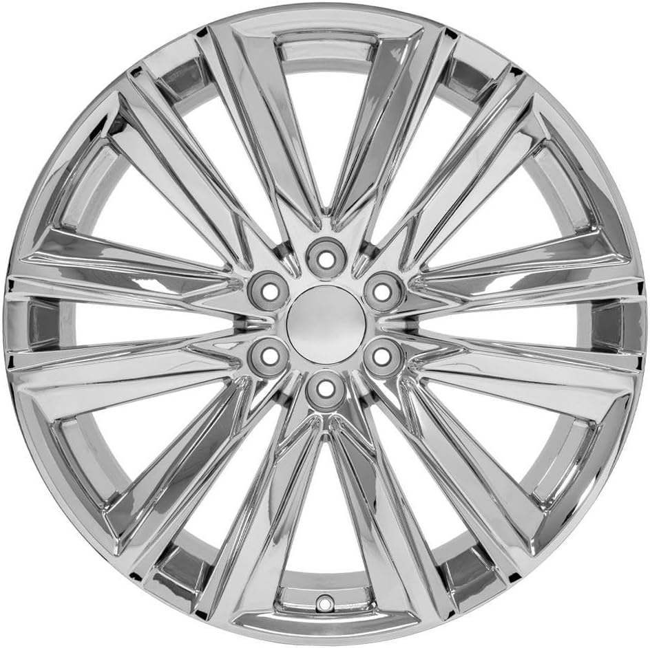 OE Wheels CA91 24 Inch Rim Fits Escalade Sport Style 6x139.7 24x10 Chrome - Hollander 4869 (1)