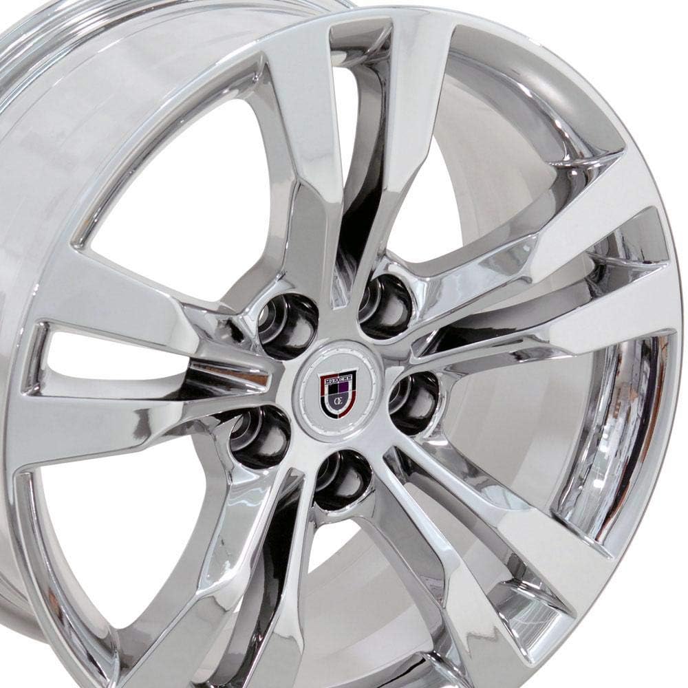 OE Wheels CA15C 18 Inch Rim Fits CTS Style 5x120 18x8.5 Chrome - Hollander 4717 (1)