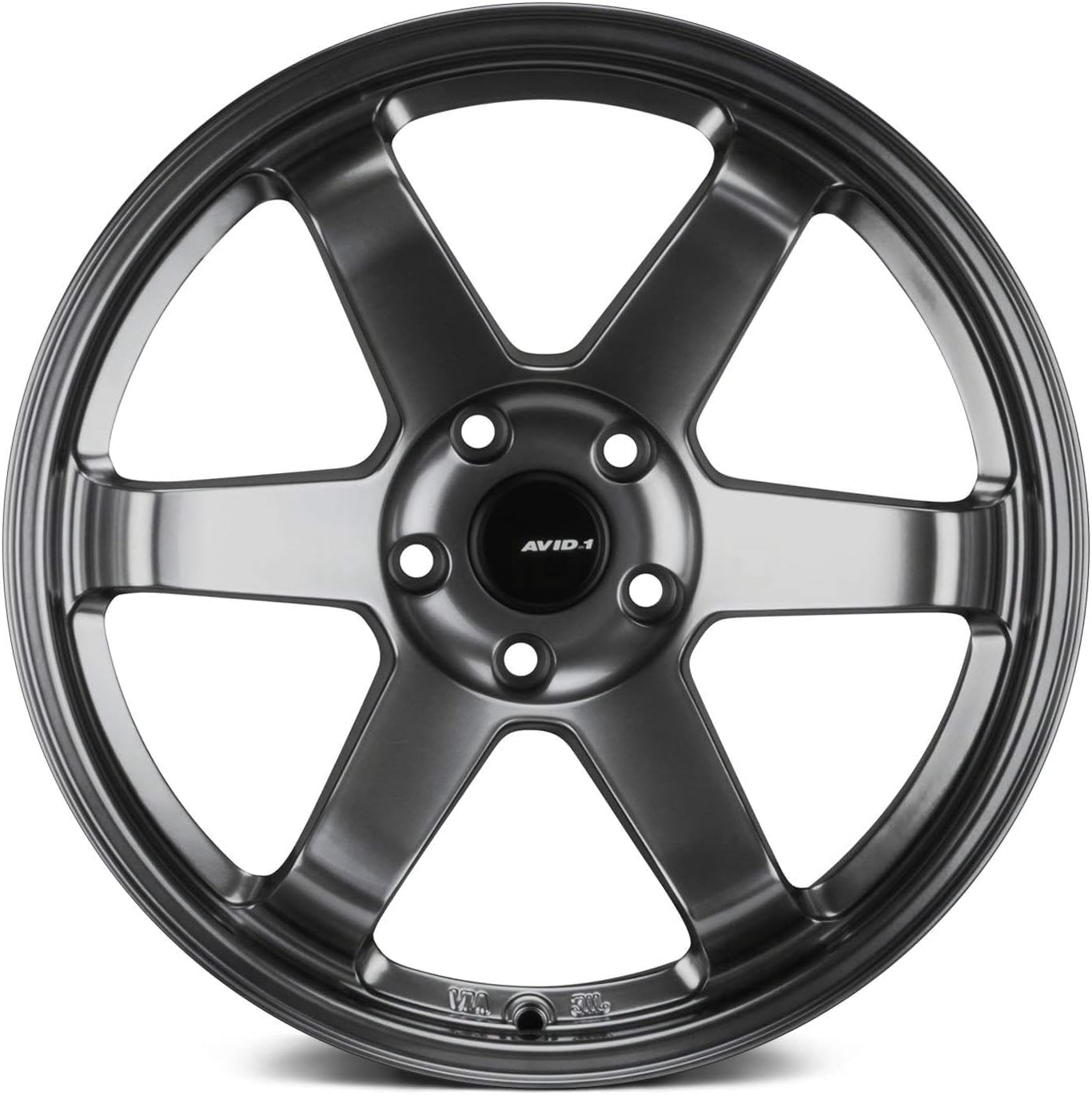 AVID.1 AV-06 Hyper Black 18x8.5 Custom Wheel – Fits 5x114 Bolt Pattern with +35 Offset – Lightweight Performance Alloy Wheel – Aggressive Street Style & Track-Ready Car Accessories