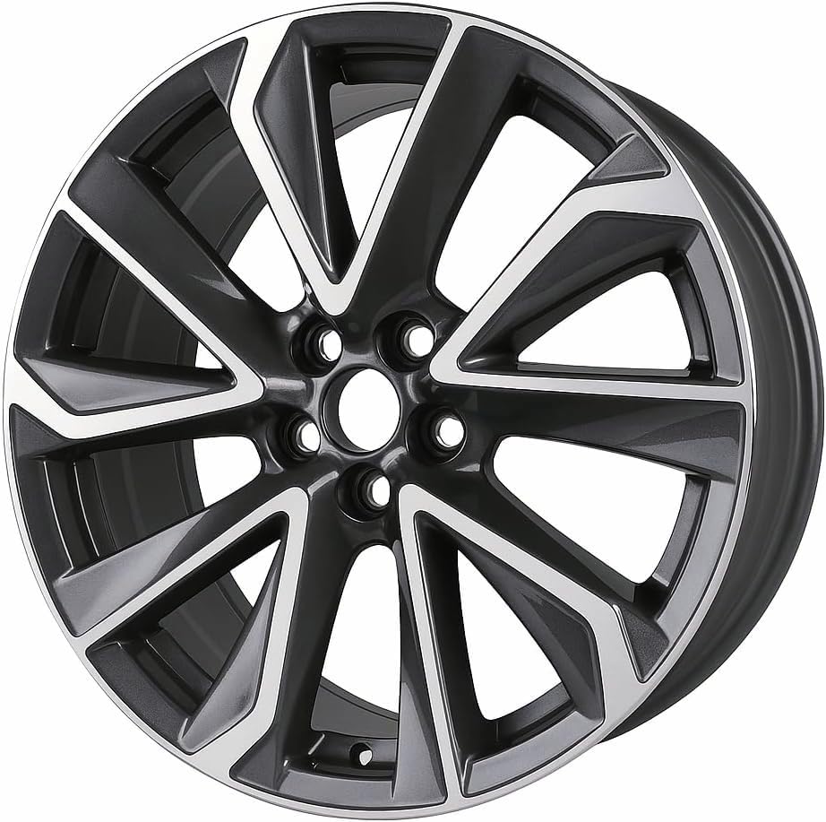 Replacement 18 Inch Wheel For Toyota Corolla Aluminum Alloy Rim for 2019 2020 2021 2022 Models | 18x8" | Gray w/Machine Face - Replacement Rim
