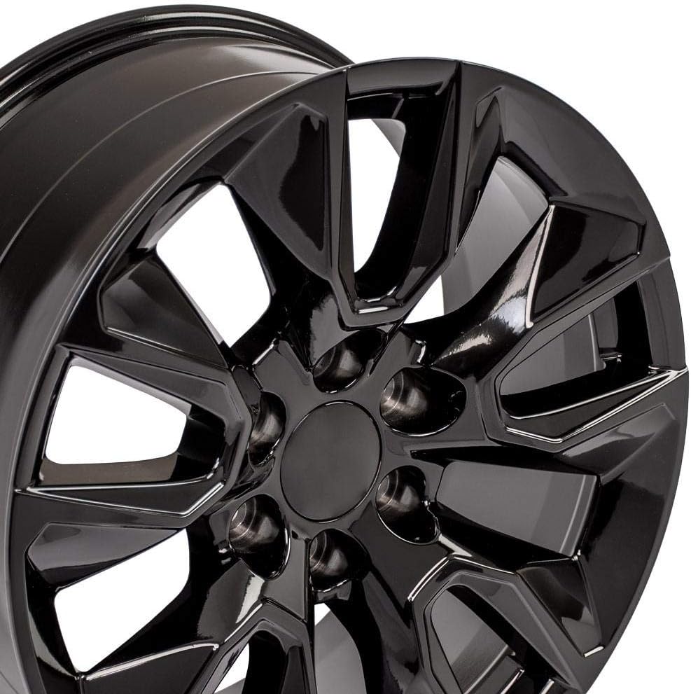 OE Wheels CV32 20x9 RST Style Wheels - Gloss Black Rims 20 Inch Set of 4, 6x139.7 Fits Silverado 1500 & GM Full Size SUVs