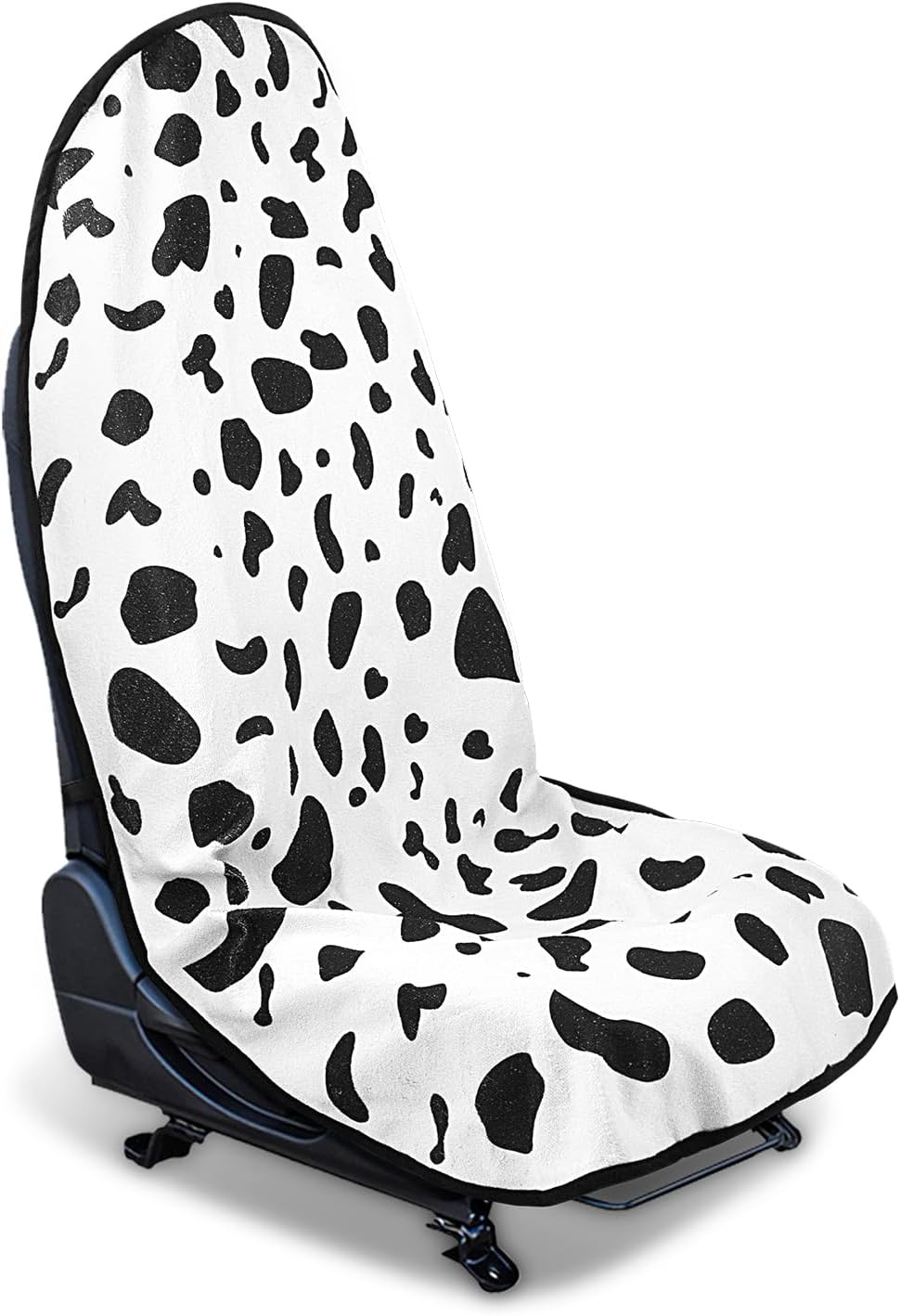 Waterproof Sweating Car Seat Cover for Post Gym Workout, Running, Swimming, Beach and Hiking, Universal Fit Non-Slip Bucket Seat Protector for Cars SUV Trucks, Machine Washable (2pcs Black)