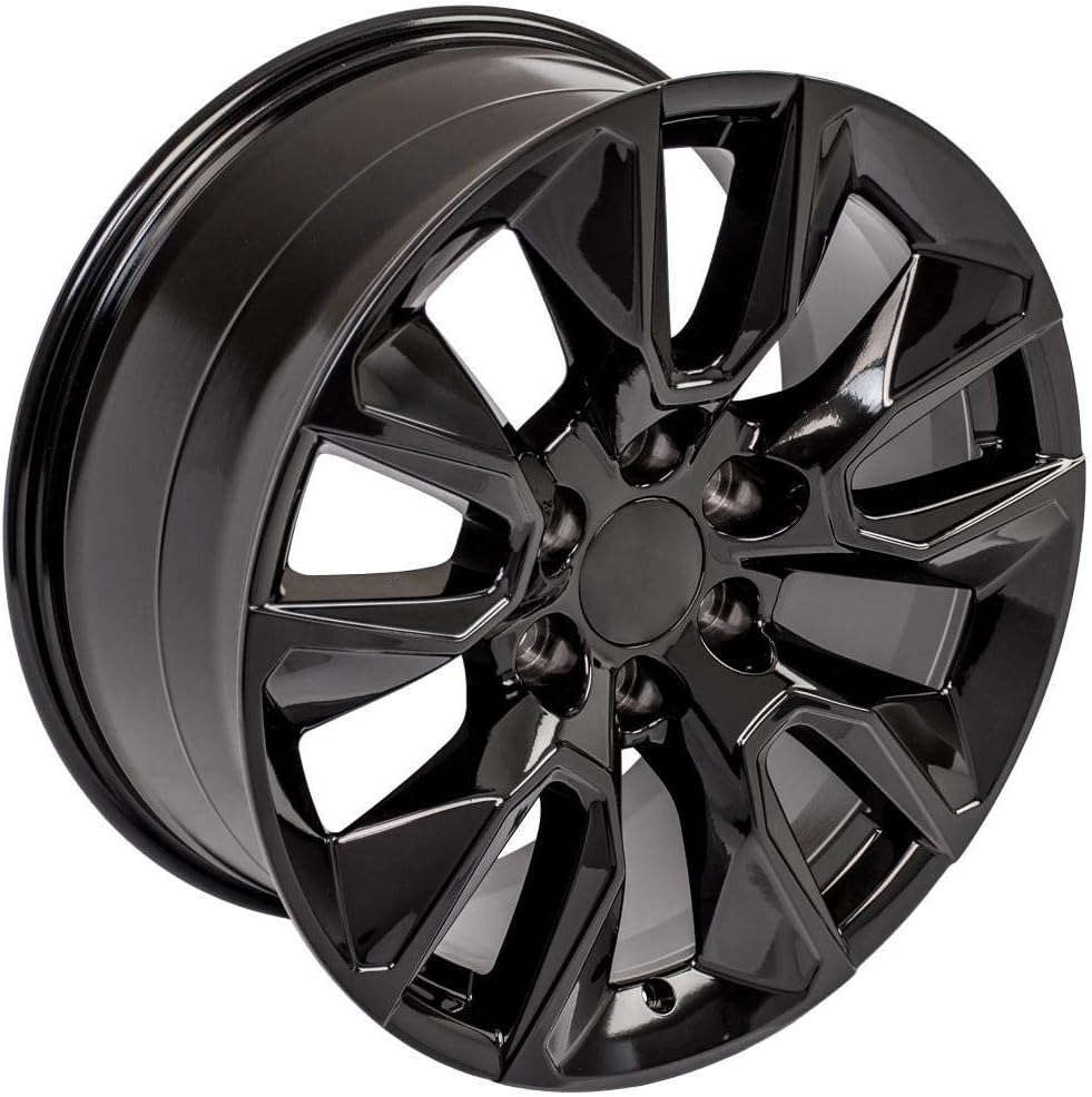 OE Wheels CV32 20x9 RST Style Wheels - Gloss Black Rims 20 Inch Set of 4, 6x139.7 Fits Silverado 1500 & GM Full Size SUVs
