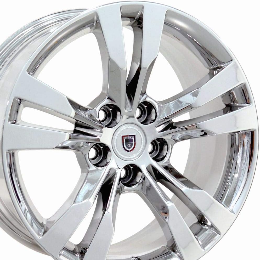 OE Wheels CA15C 18 Inch Rim Fits CTS Style 5x120 18x8.5 Chrome - Hollander 4717 (1)