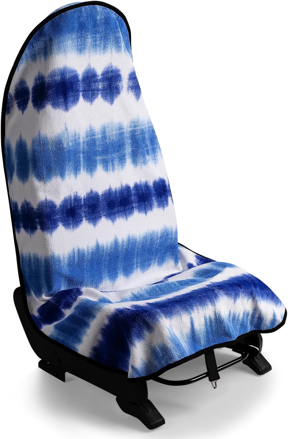 Waterproof Sweating Car Seat Cover for Post Gym Workout, Running, Swimming, Beach and Hiking, Universal Fit Non-Slip Bucket Seat Protector for Cars SUV Trucks, Machine Washable (2pcs Black)