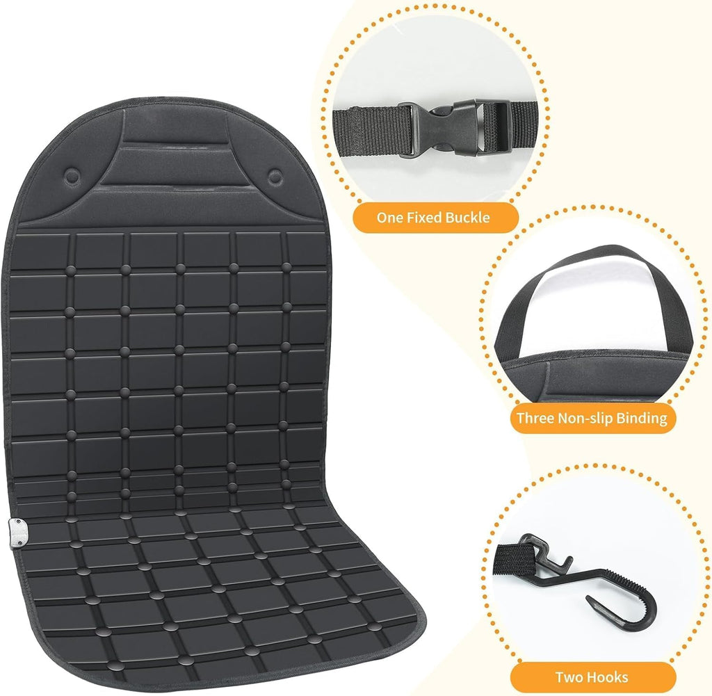 Universal Seat Cushion Cover for Full Back (Black)