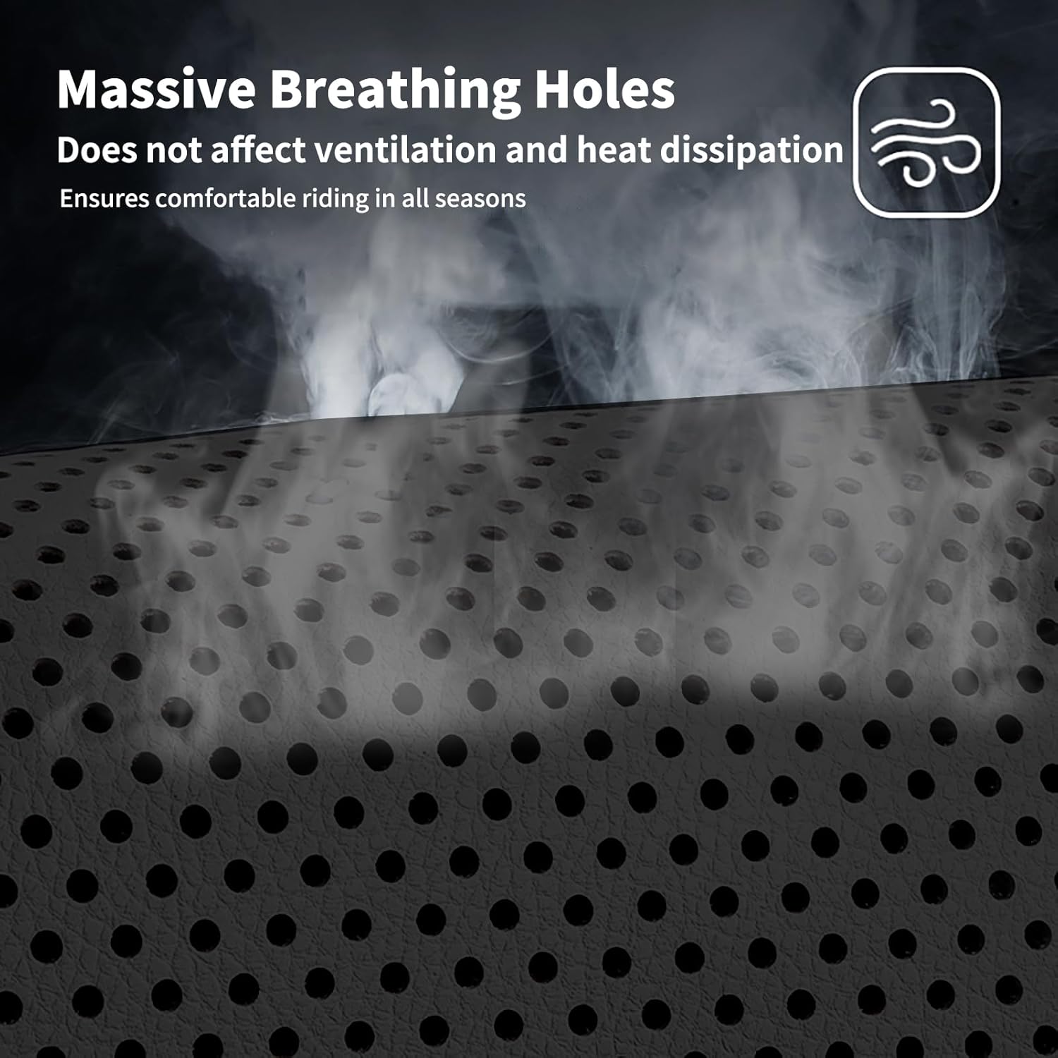 Nappa Leather Car Seat Covers for Tesla Model Y/3/X/S 2025 Highland/Juniper Breathable Perforated All-Season Universal Front Bottom Seat Protectors for Tesla Accessories, 1PC