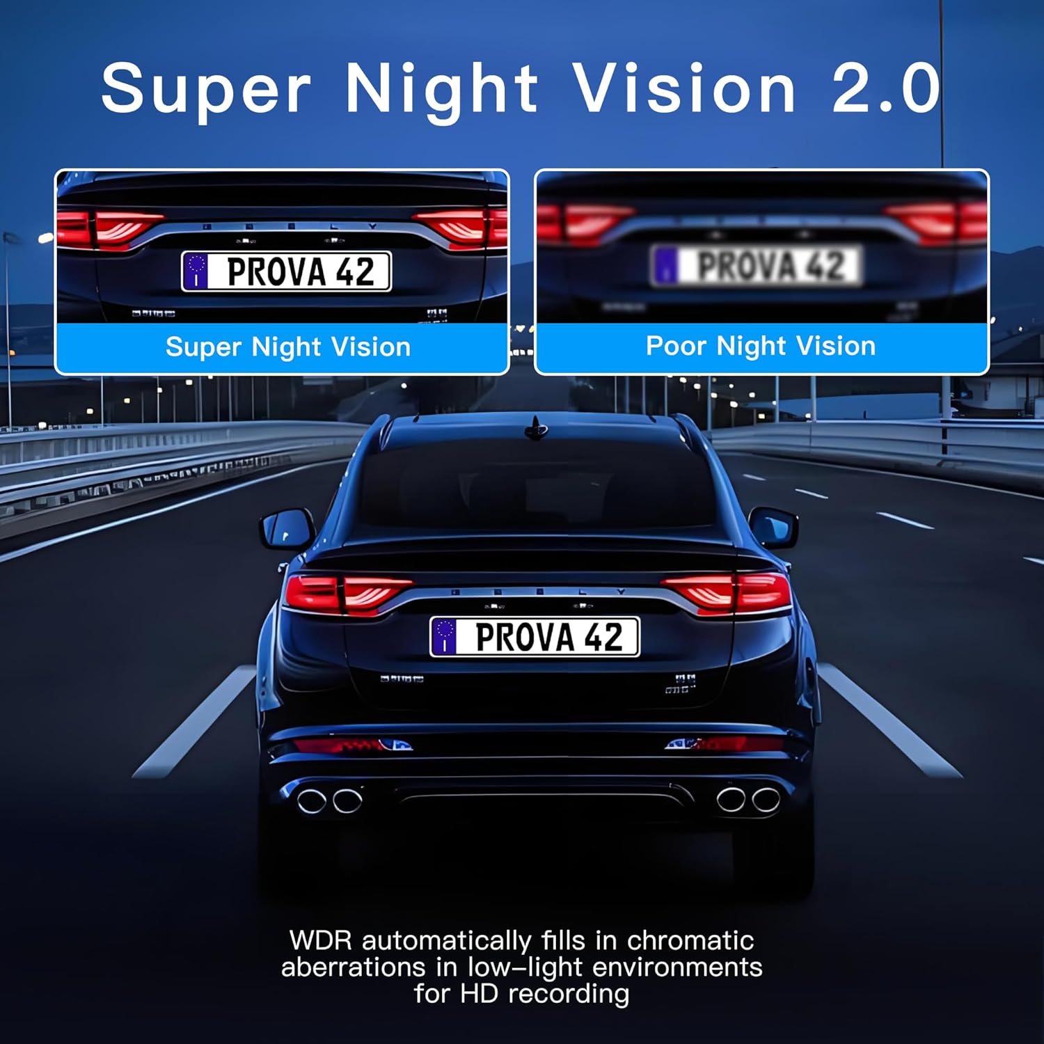 3 Channel Dash Cam WiFi FHD 1080P Car Camera 64GB TF Card,TOPGOOSE Front Dash Camera Front and Rear Inside for Cars,Mini Dashcams with Night Vision,Loop Recording,WDR,G-Sensor,App