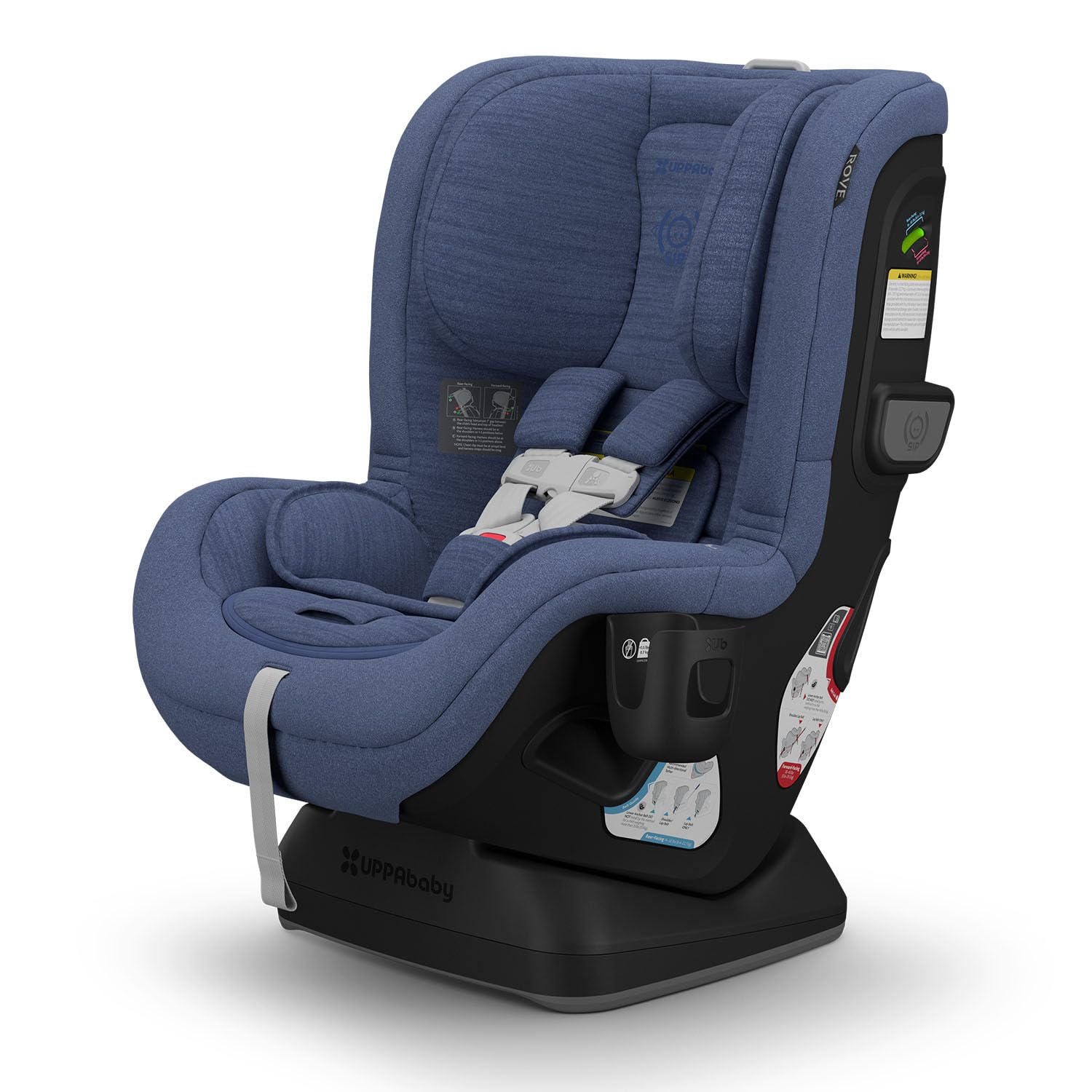 UPPAbaby Rove Convertible Car Seat - 2-in-1 Rear + Forward Facing - Quick + Secure 3-Step Install - Intuitive Safety Technology + Comfort Features - Cup Holder Included - Kavneer (Almond Mélange)