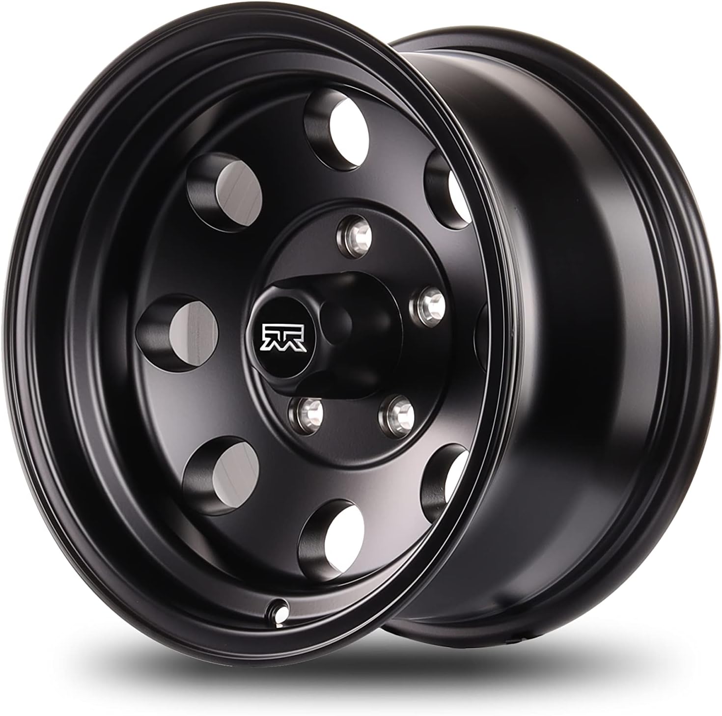 1 New 15x8 Mudder Trucker MT614 Diesel Satin Black 5x127 5x5 ET-19 wheel/rim