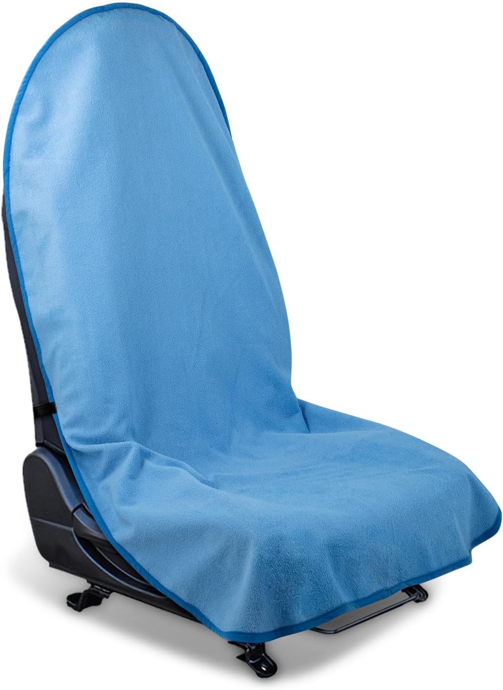 Waterproof Sweating Car Seat Cover for Post Gym Workout, Running, Swimming, Beach and Hiking, Universal Fit Non-Slip Bucket Seat Protector for Cars SUV Trucks, Machine Washable (2pcs Black)