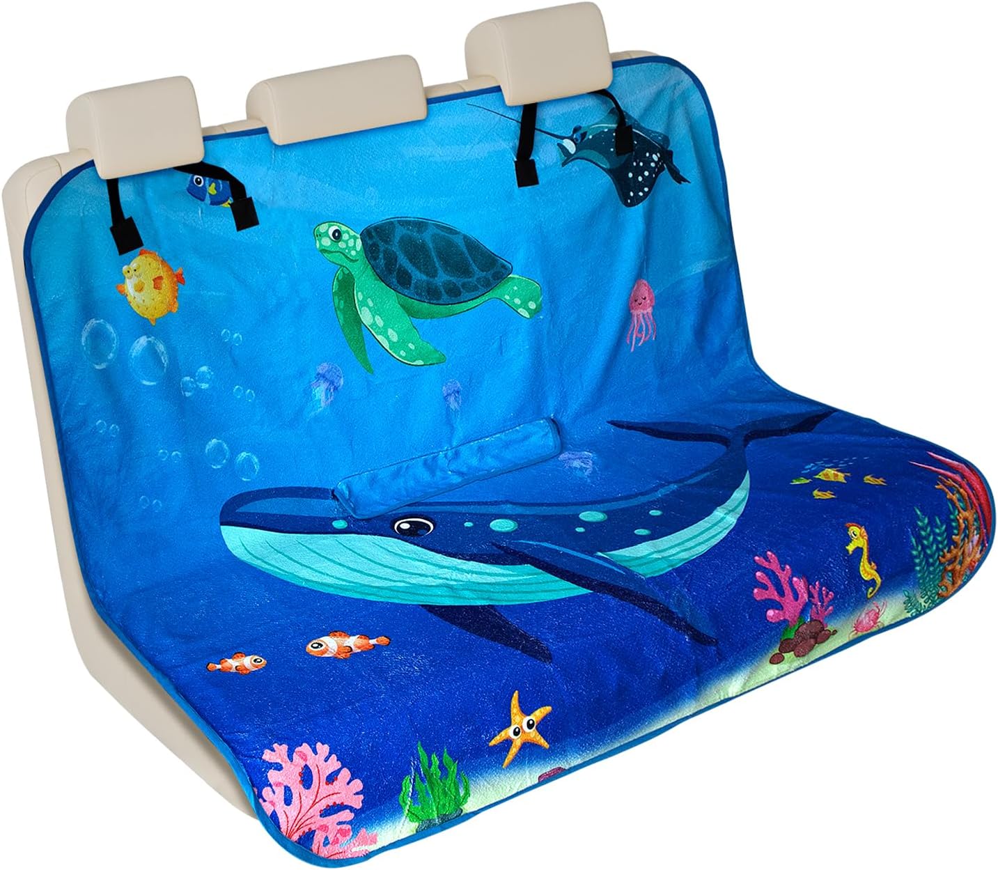 Waterproof Sweating Car Seat Cover for Post Gym Workout, Running, Swimming, Beach and Hiking, Universal Fit Non-Slip Bucket Seat Protector for Cars SUV Trucks, Machine Washable (2pcs Black)