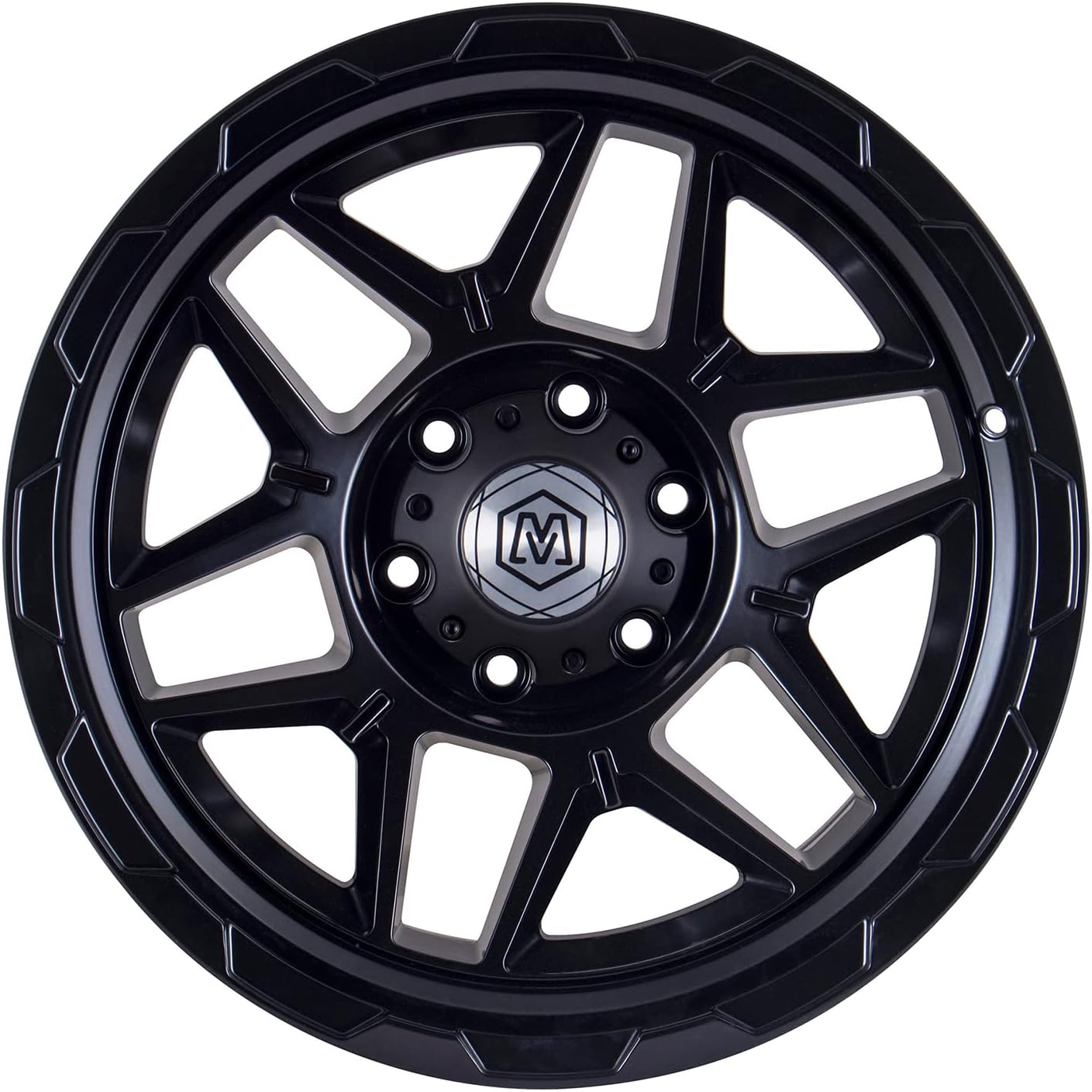 Michael Pro 18 inch Wheel - Compatible with 4x4 and 18" Ford Ranger - Upgrade Your Off-Road Experience - Black
