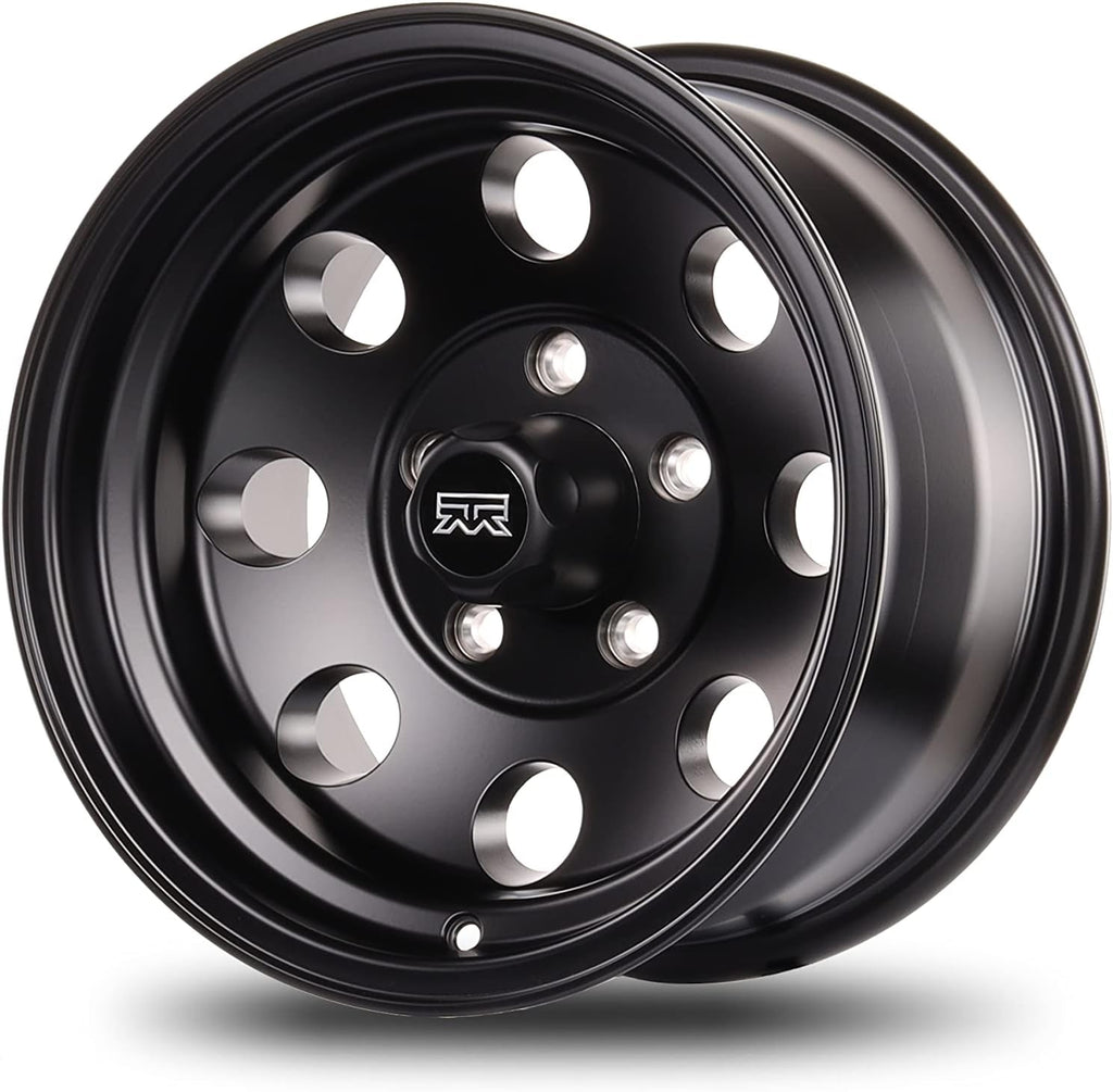 1 New 15x8 Mudder Trucker MT614 Diesel Satin Black 5x127 5x5 ET-19 wheel/rim