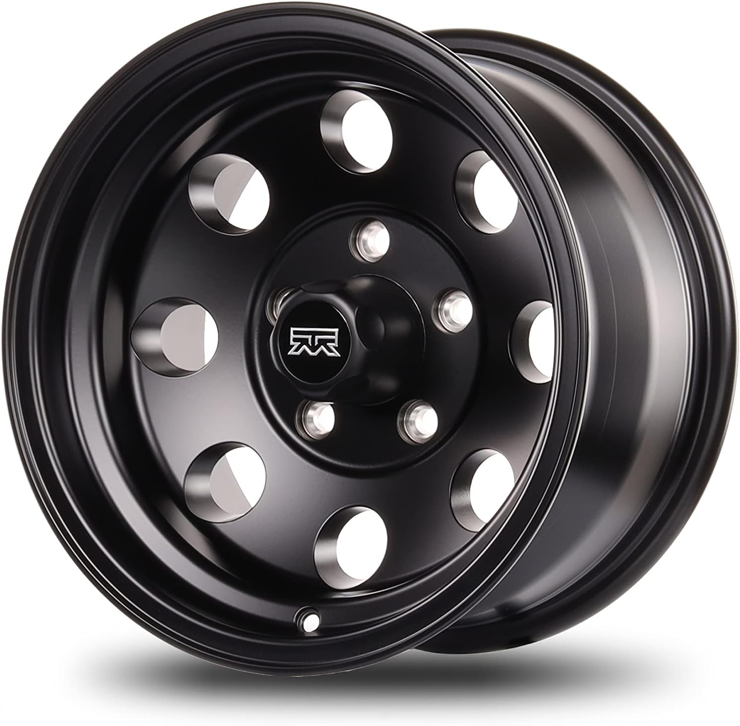 1 New 15x8 Mudder Trucker MT614 Diesel Satin Black 5x127 5x5 ET-19 wheel/rim