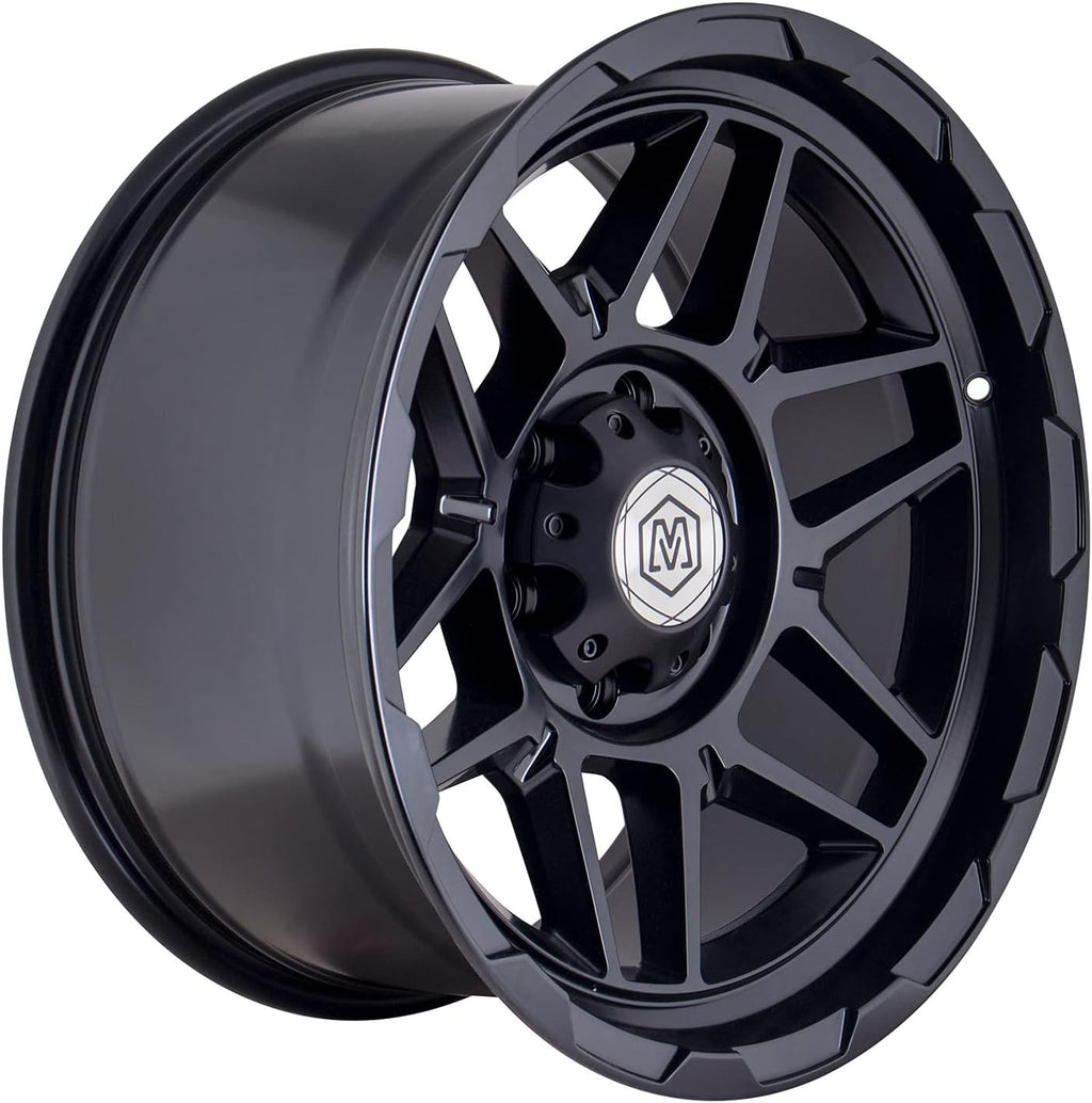Michael Pro 18 inch Wheel - Compatible with 4x4 and 18" Ford Ranger - Upgrade Your Off-Road Experience - Black