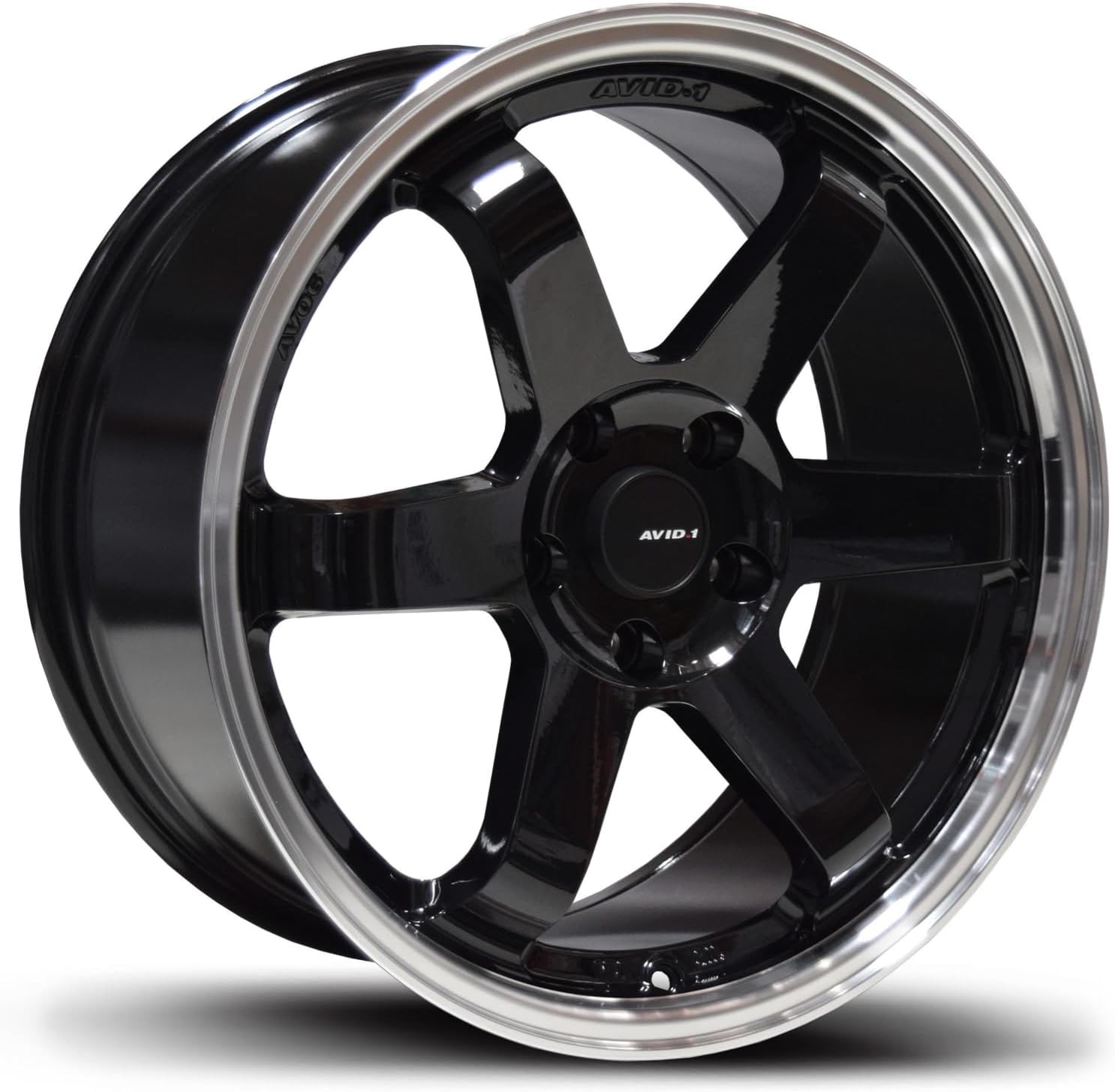 AVID.1 AV-06 Matte Black 18x9.5 Custom Wheel – Fits 5x114 Bolt Pattern with +38 Offset – Lightweight Performance Alloy Wheel – Aggressive Street Style & Track-Ready Car Accessories