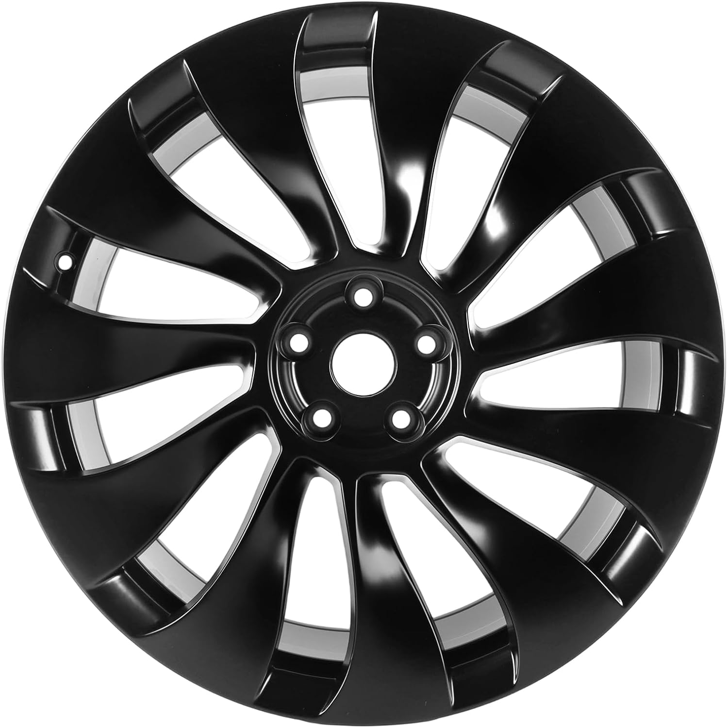 New 21inch 21 inch x 9.5 inch Front Wheel Rim Fits For Tesla Model Y 2020 2021 2022 2023, Black OEM Alloy Wheels, 118822600B