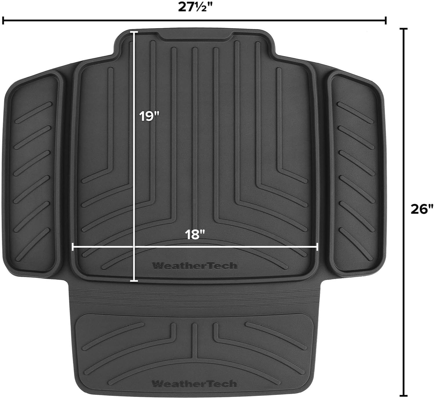 WeatherTech Child Car Seat Protector, Black