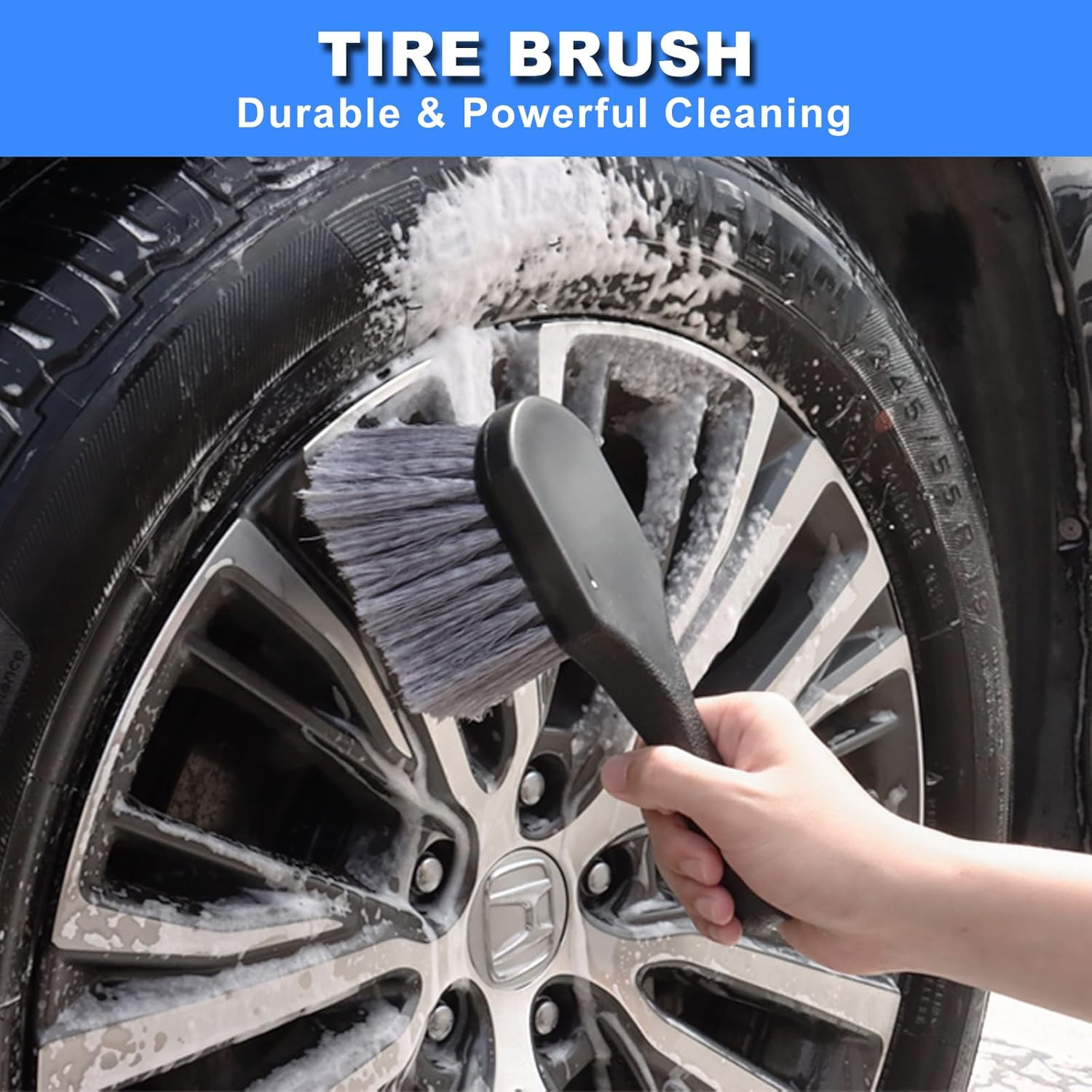 Car Detailing Kit, 18Pcs Car Detailing Brush Set, Car Cleaning Kit, Drill Brush Set, Car Detailing Brushes, Tire Brush - Car Wash Kit, Car Cleaning Tools brushes for Interior, Exterior, Wheels