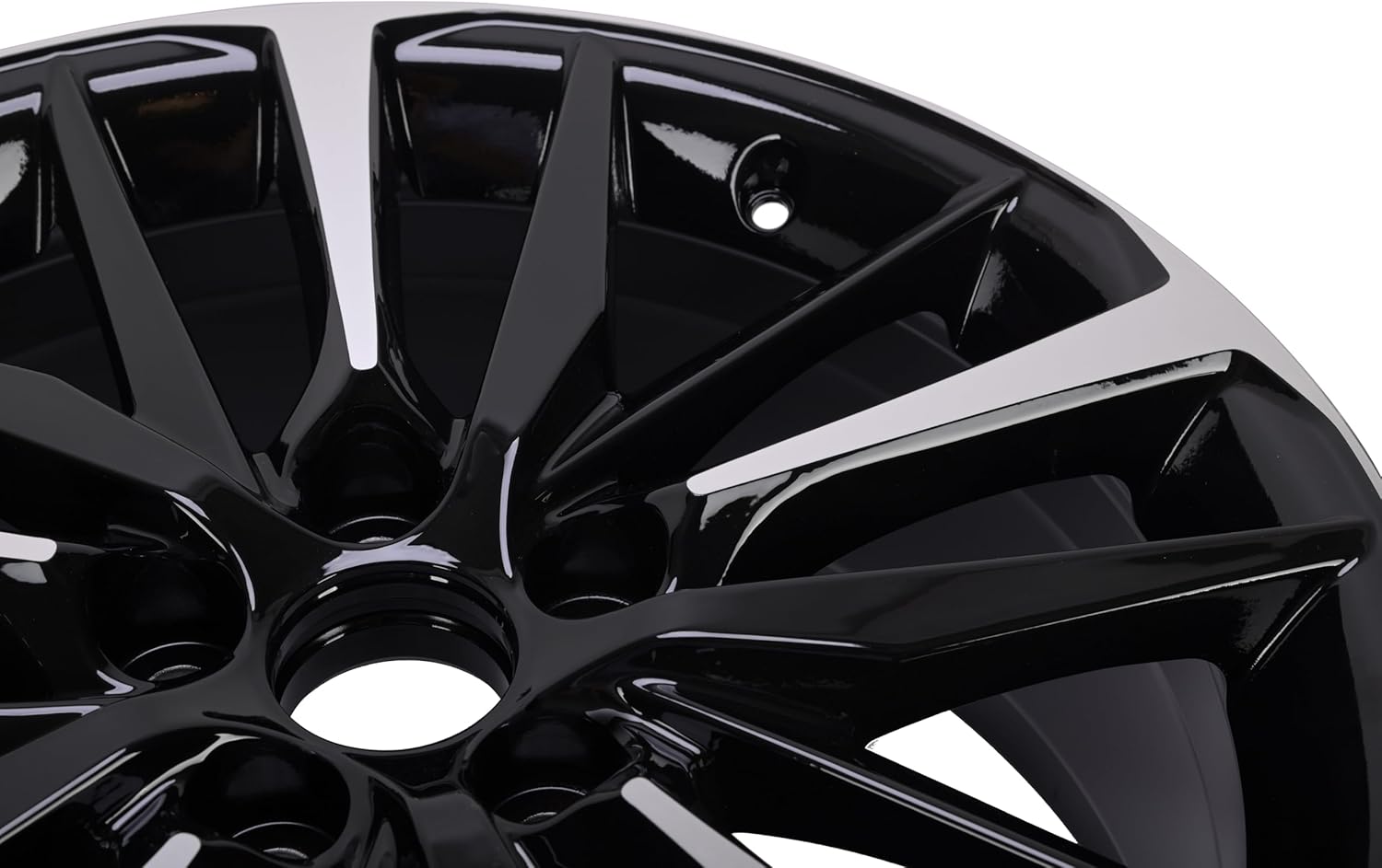 Replacement 19 Inch Wheel For Toyota Camry XSE XLE LE SE OEM Style Aluminum Alloy Rim for 2018 2019 2020 | 19x8" | Black w/Silver Machine Face - Factory Replacement Rim for 4261106E20 (42611-06E20)