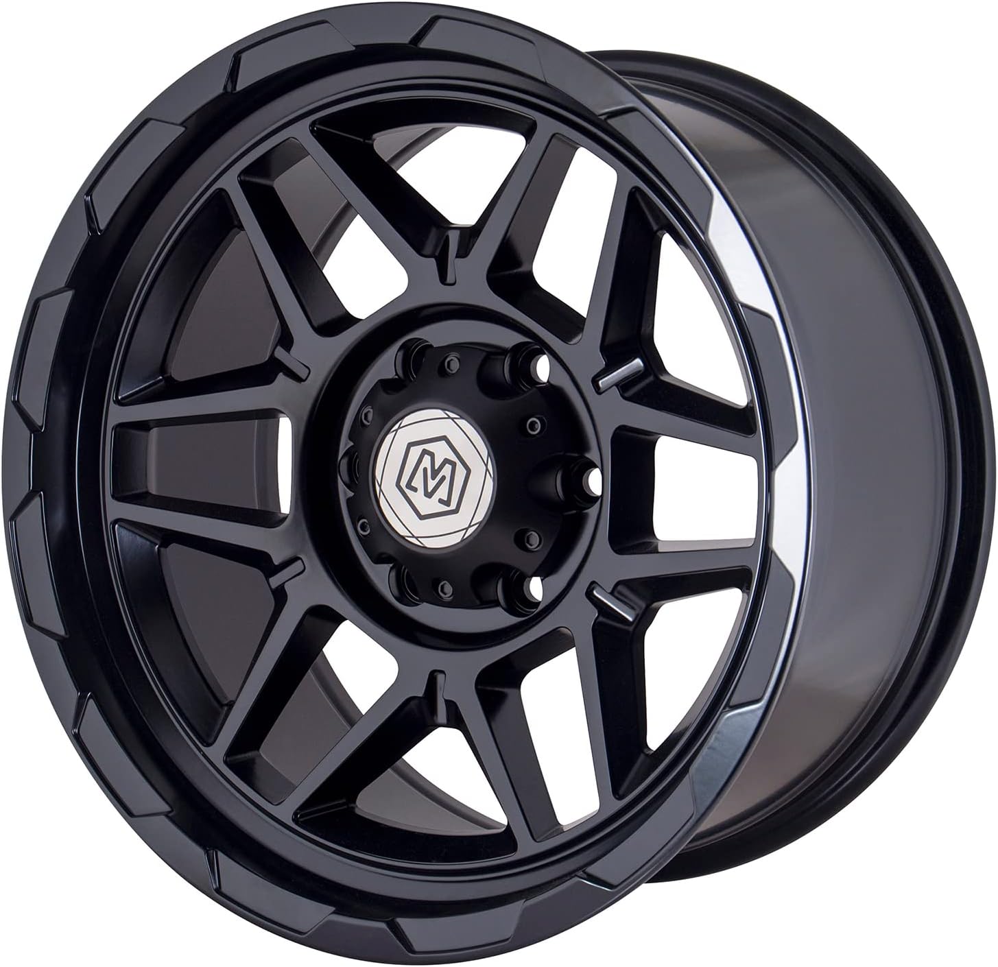 Michael Pro 18 inch Wheel - Compatible with 4x4 and 18" Ford Ranger - Upgrade Your Off-Road Experience - Black