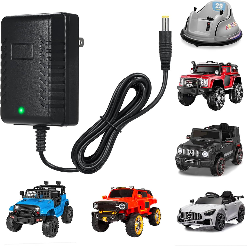 12V Kids Charger for Ride On Car, 12V Various Electric Ride-on Toys Car Battery Charger，12 V Universal Kids Riding Toy Chargers