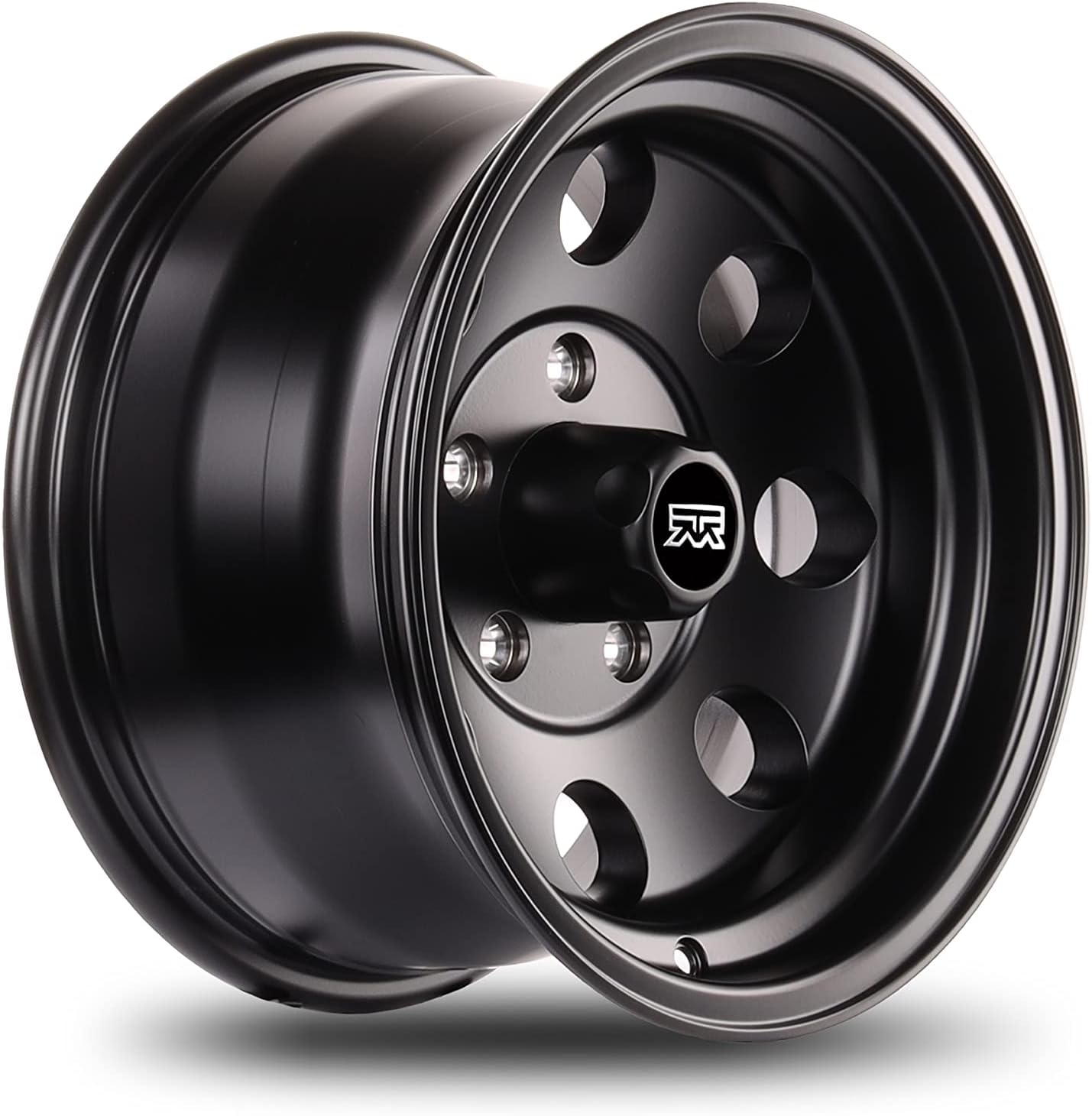 1 New 15x8 Mudder Trucker MT614 Diesel Satin Black 5x127 5x5 ET-19 wheel/rim