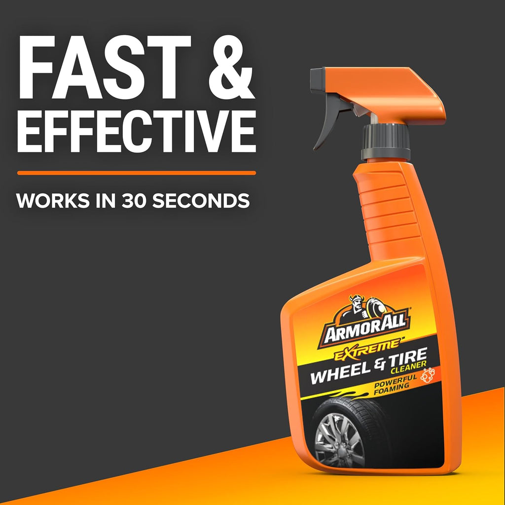 Armor All Extreme Wheel and Tire Cleaner , Car Wheel Cleaner Spray, 24 Fl Oz