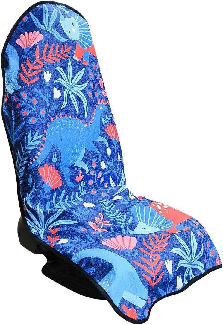 Waterproof Sweating Car Seat Cover for Post Gym Workout, Running, Swimming, Beach and Hiking, Universal Fit Non-Slip Bucket Seat Protector for Cars SUV Trucks, Machine Washable (2pcs Black)