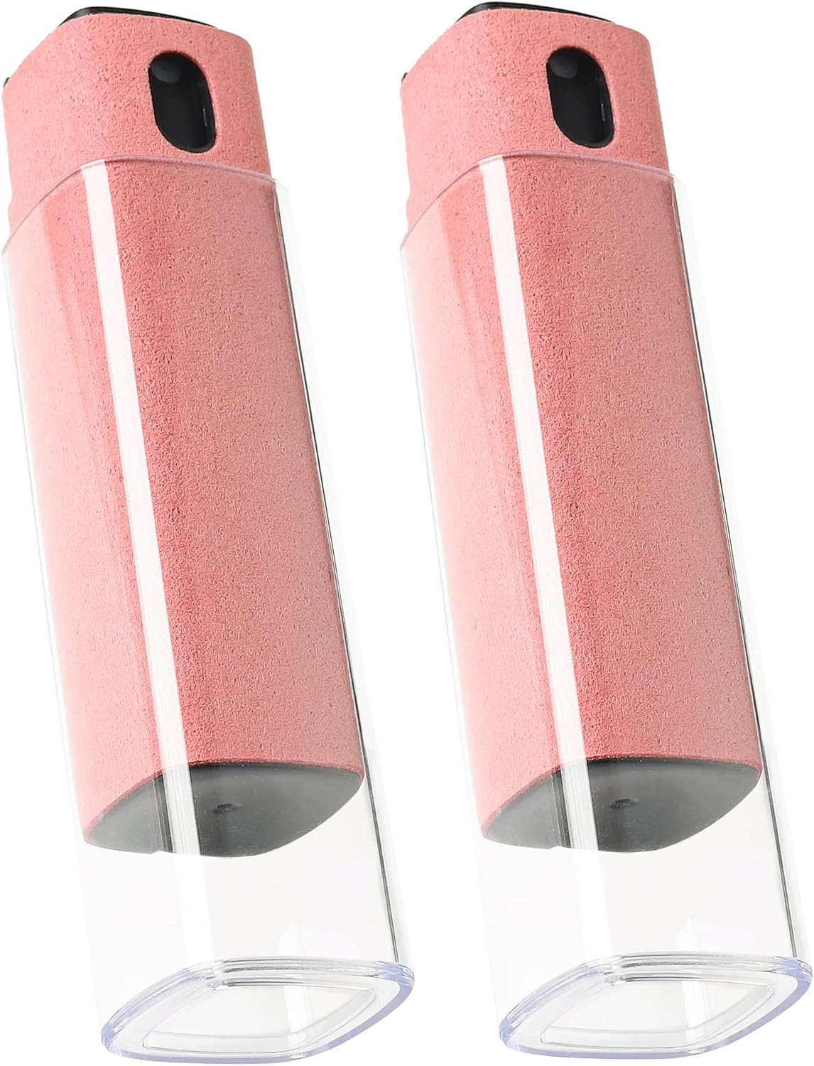 2 Pcs Screen Cleaner Kit, 3-in-1 Touchscreen Mist Cleaner Spray Bottle Tool & Microfiber Cloth for Phone/Laptop/Tablet/TV/Monitor/Car Screens(Pink+Grey)