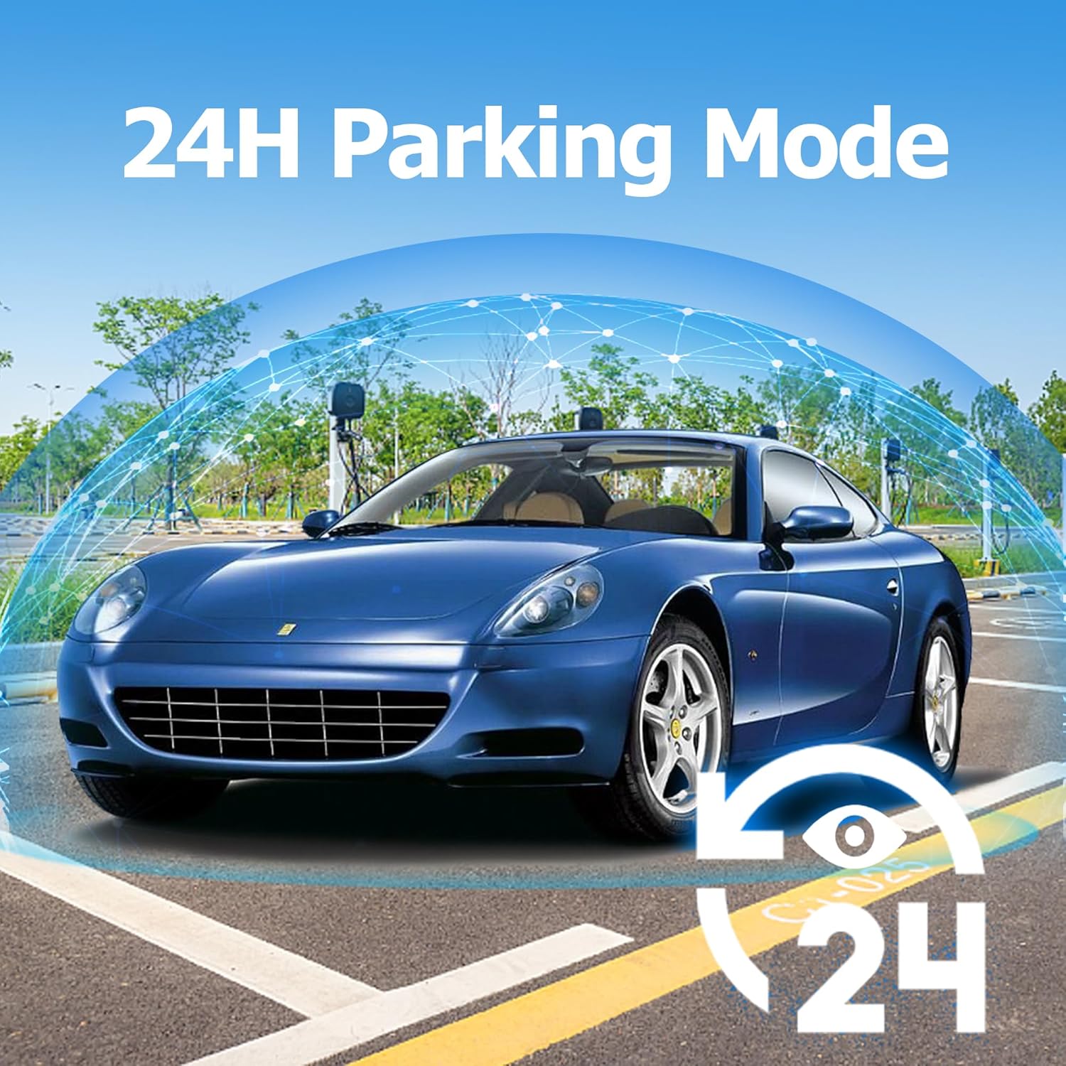 1080P Full HD Dash Camera for Cars, Diamond Lark Dash Cam Front with 32G SD Card, 3”LCD Screen, 170°Wide Angle, Dashboard DashCam with Loop Recording, HDR, Night Vision, G-Sensor, Parking Monitor