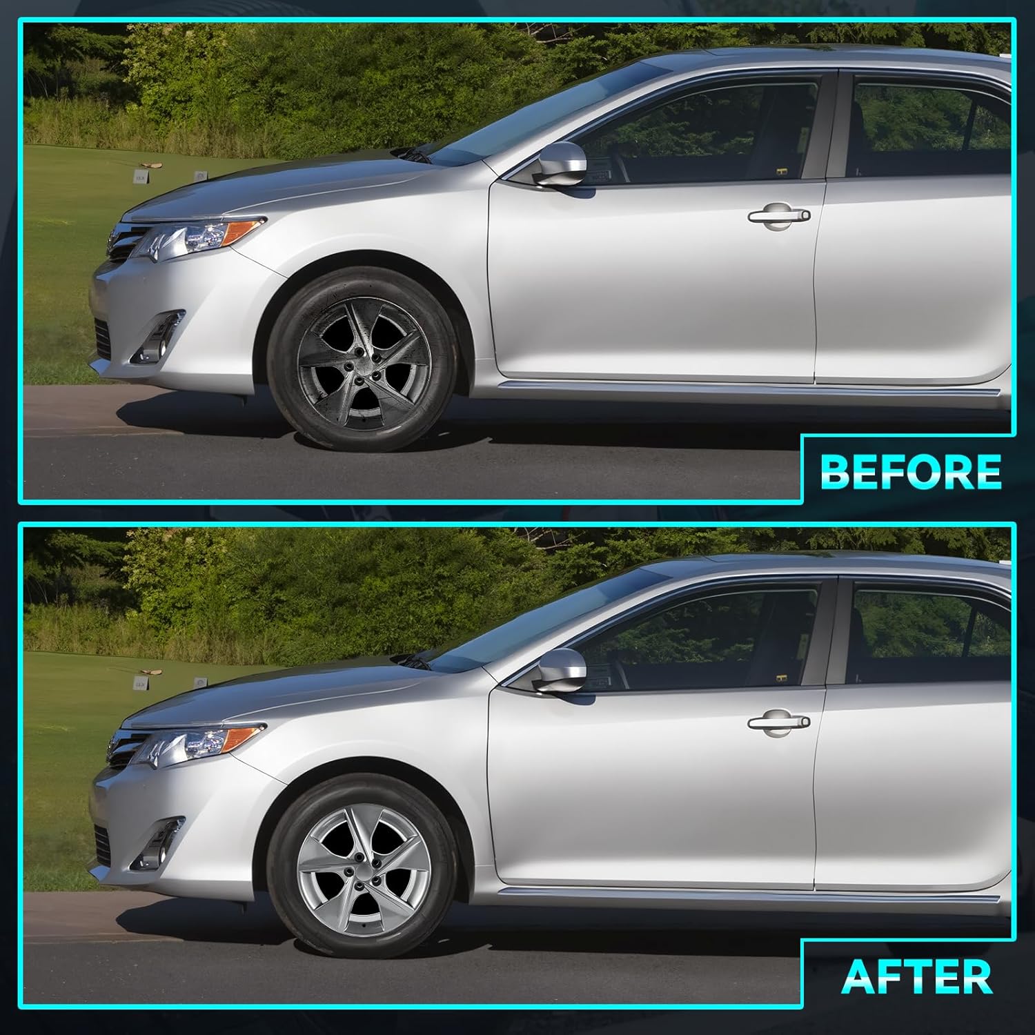 New 18x7.5inch 18 Inch Premium Aluminum Alloy Wheel Rims Fit for 2012 2013 2014 Toyota Camry SE, Charcoal Grey, Direct Fit and OEM Design Rim, ALY69605U35N