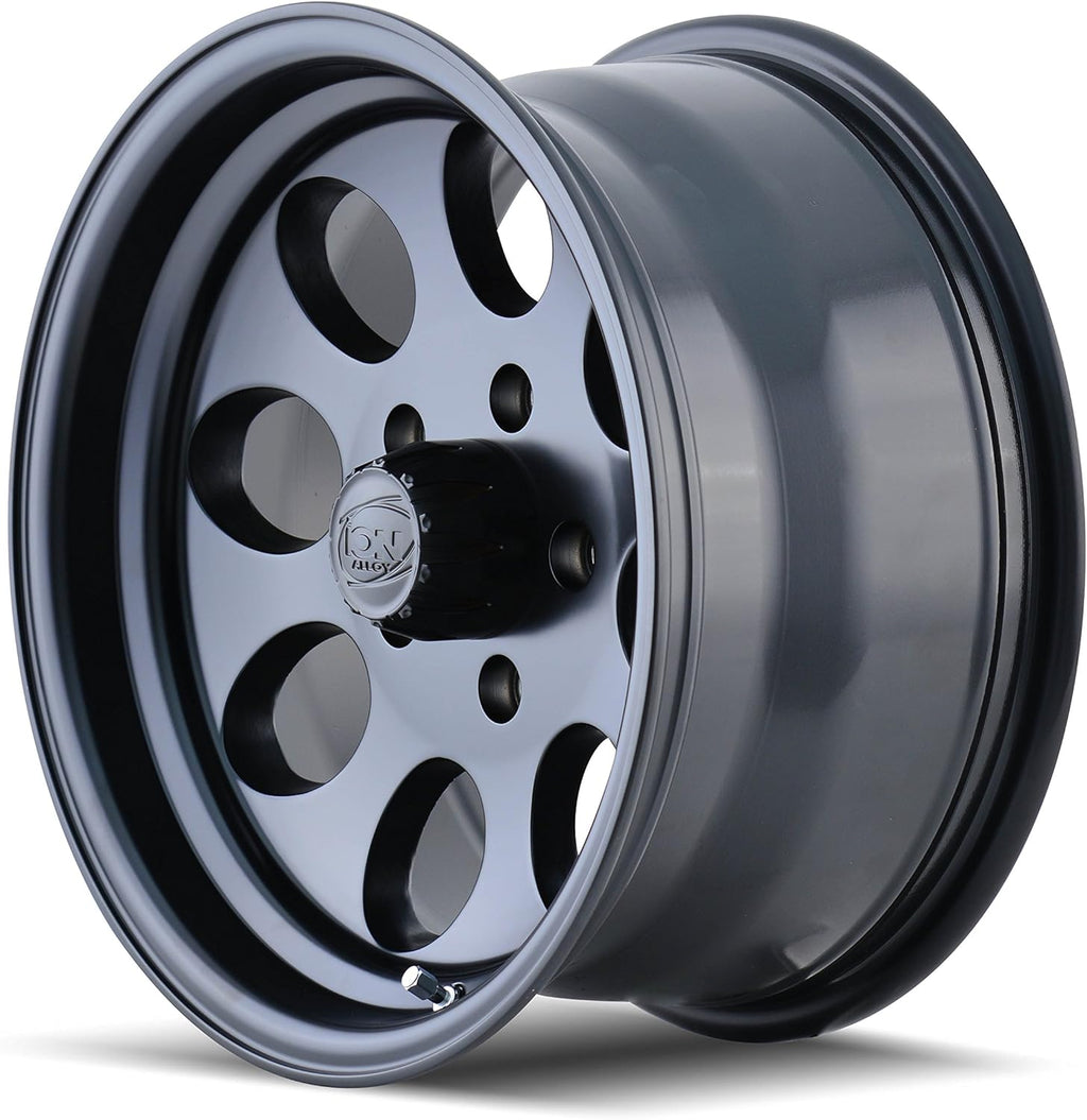 171 16x8, Bolt Pattern: 8x6.5/, Offset: -5, MATTE BLACK, set of 1