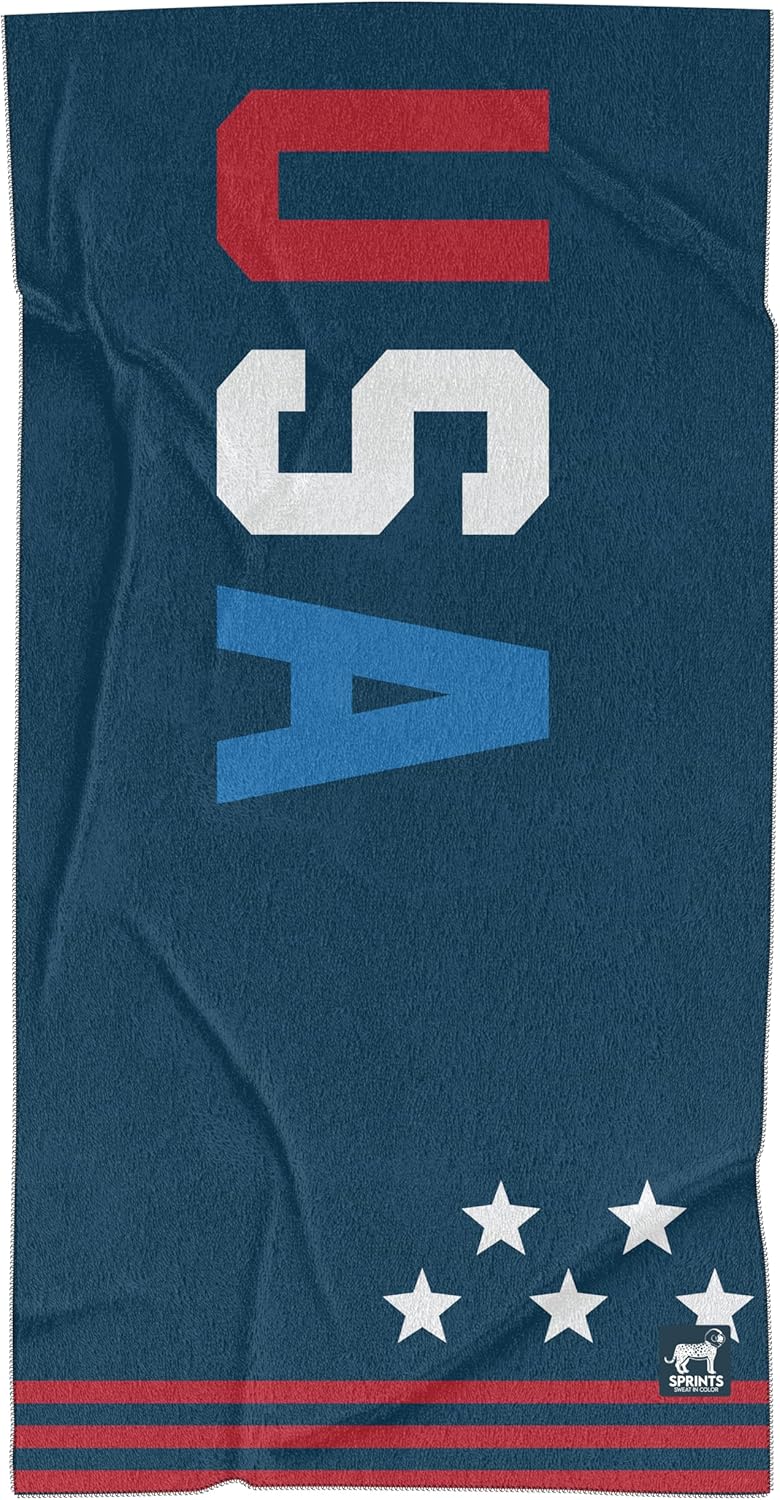 Sprints Athletic Running Towel, Full-Sized, Car Seat Cover - Performance Microfiber… (Out N Back)