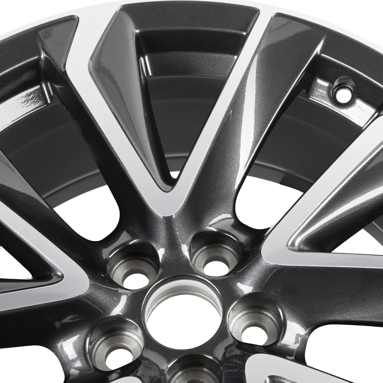 Replacement 18 Inch Wheel For Toyota Corolla Aluminum Alloy Rim for 2019 2020 2021 2022 Models | 18x8" | Gray w/Machine Face - Replacement Rim