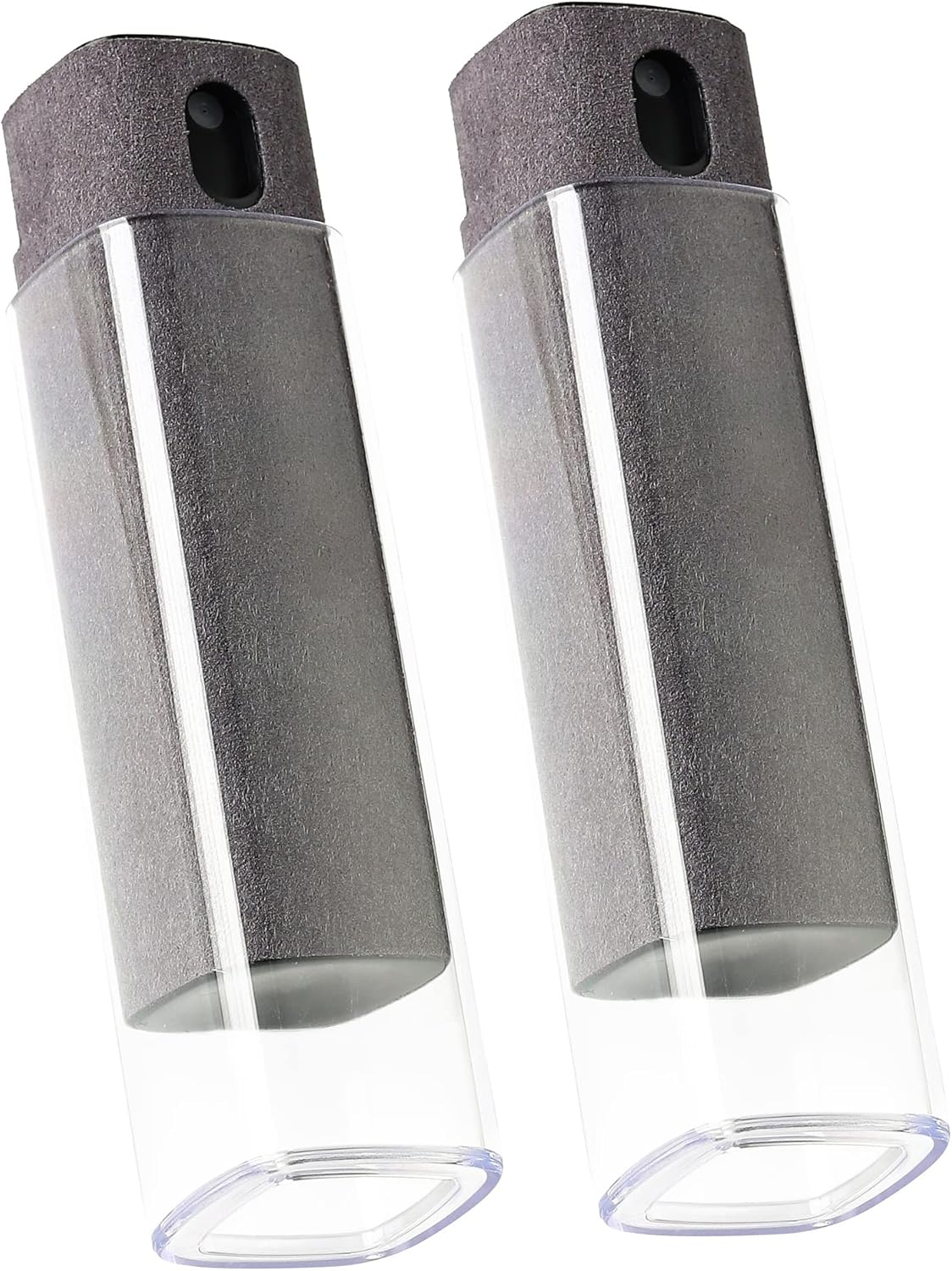 2 Pcs Screen Cleaner Kit, 3-in-1 Touchscreen Mist Cleaner Spray Bottle Tool & Microfiber Cloth for Phone/Laptop/Tablet/TV/Monitor/Car Screens(Pink+Grey)